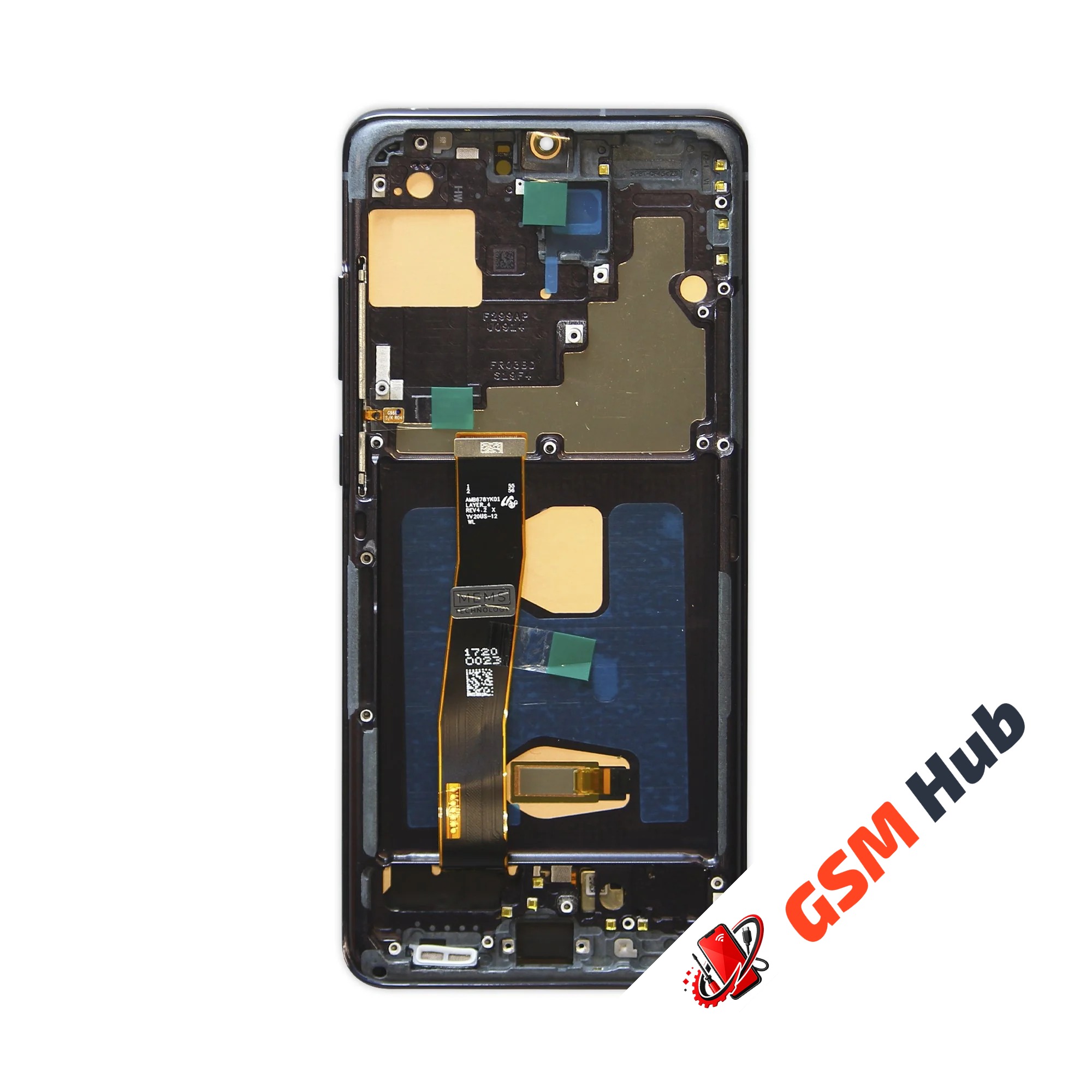 Дисплей Samsung Galaxy S20 Ultra (G988) (Soft OLED) (В рамке) (120 Гц, Full Size)