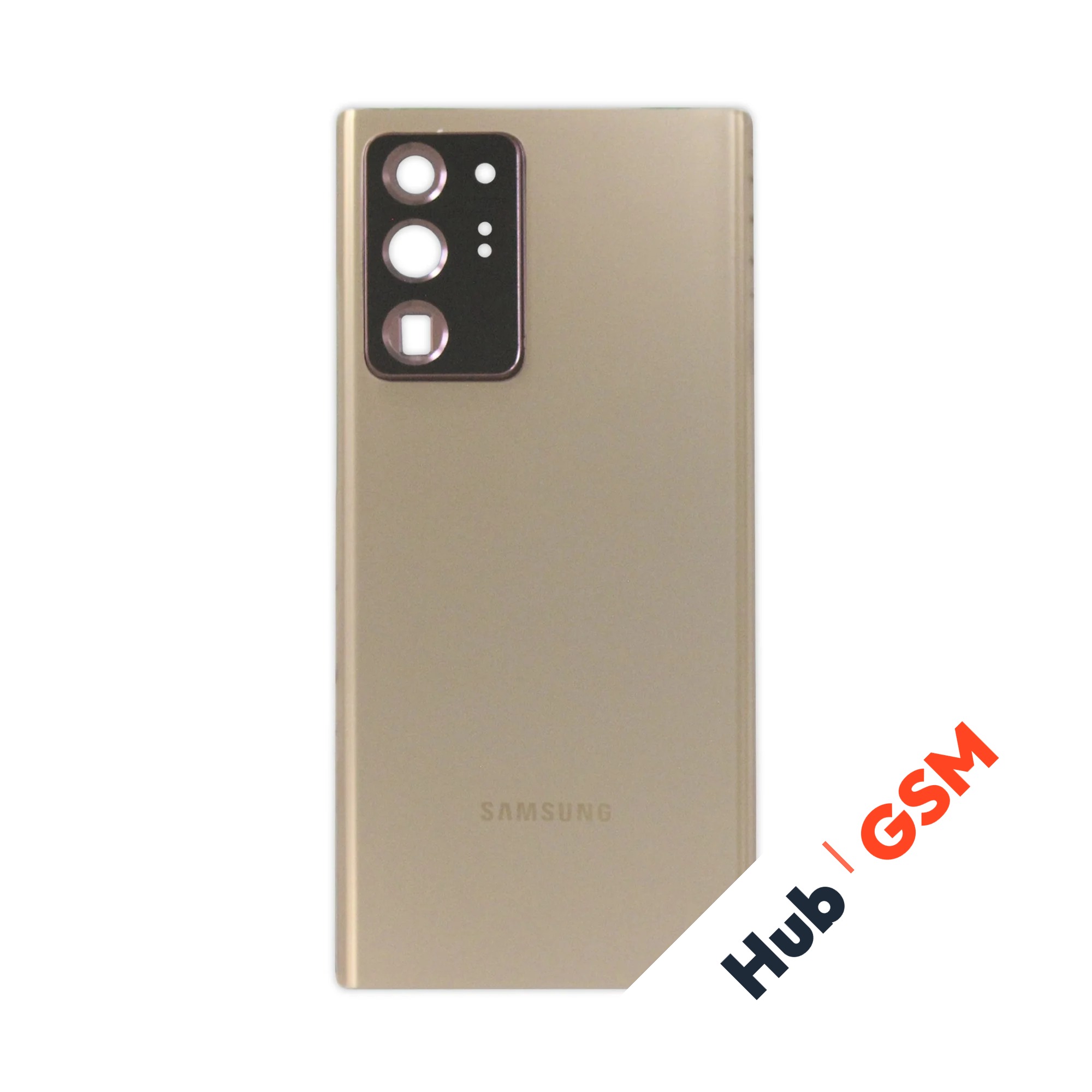 Задняя крышка Samsung Galaxy Note 20 Ultra (N985) (Бронзовый) (Со стеклом камеры) Premium