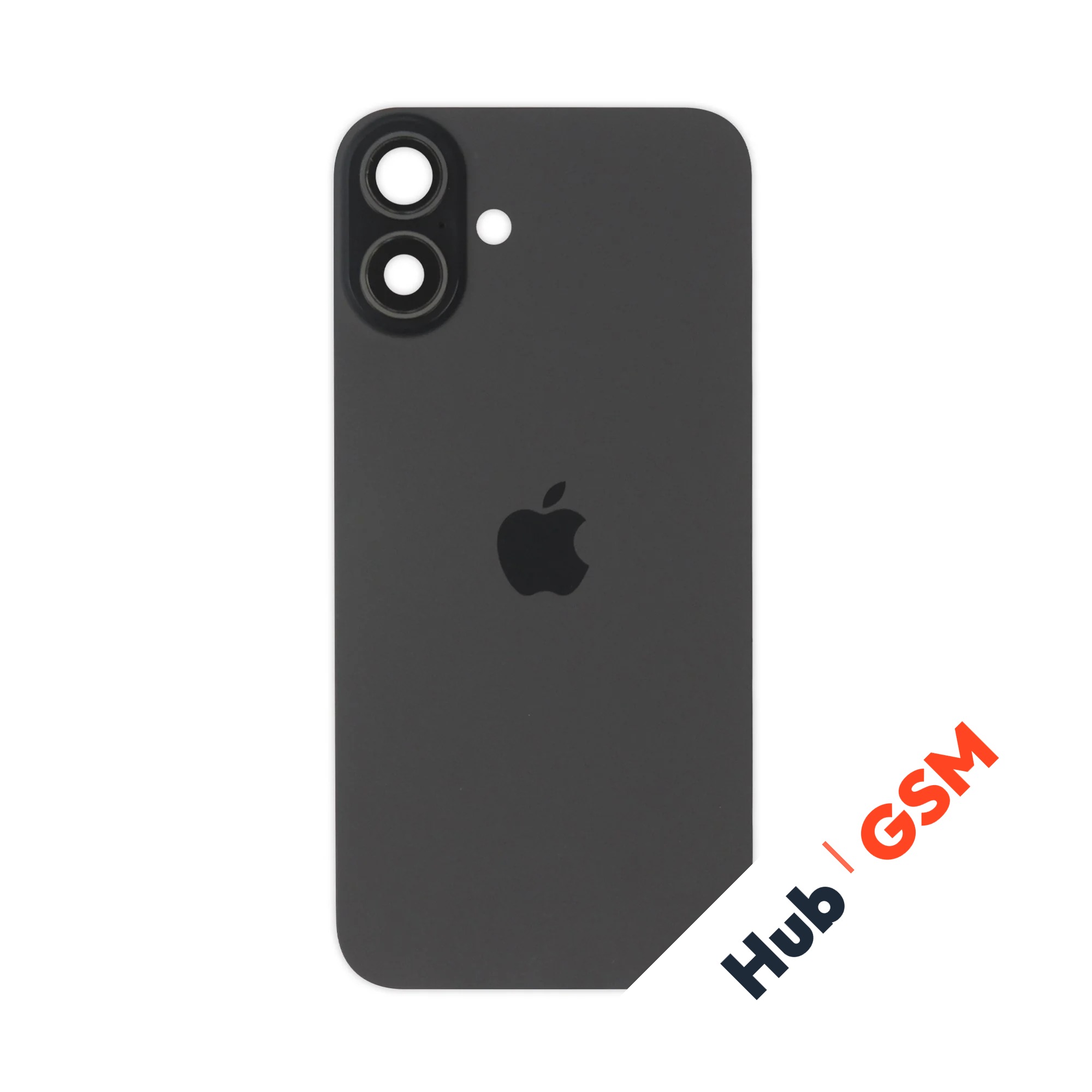 Задняя крышка (стекло) в сборе с рамкой iPhone 16 Plus Оригинал (Black)
