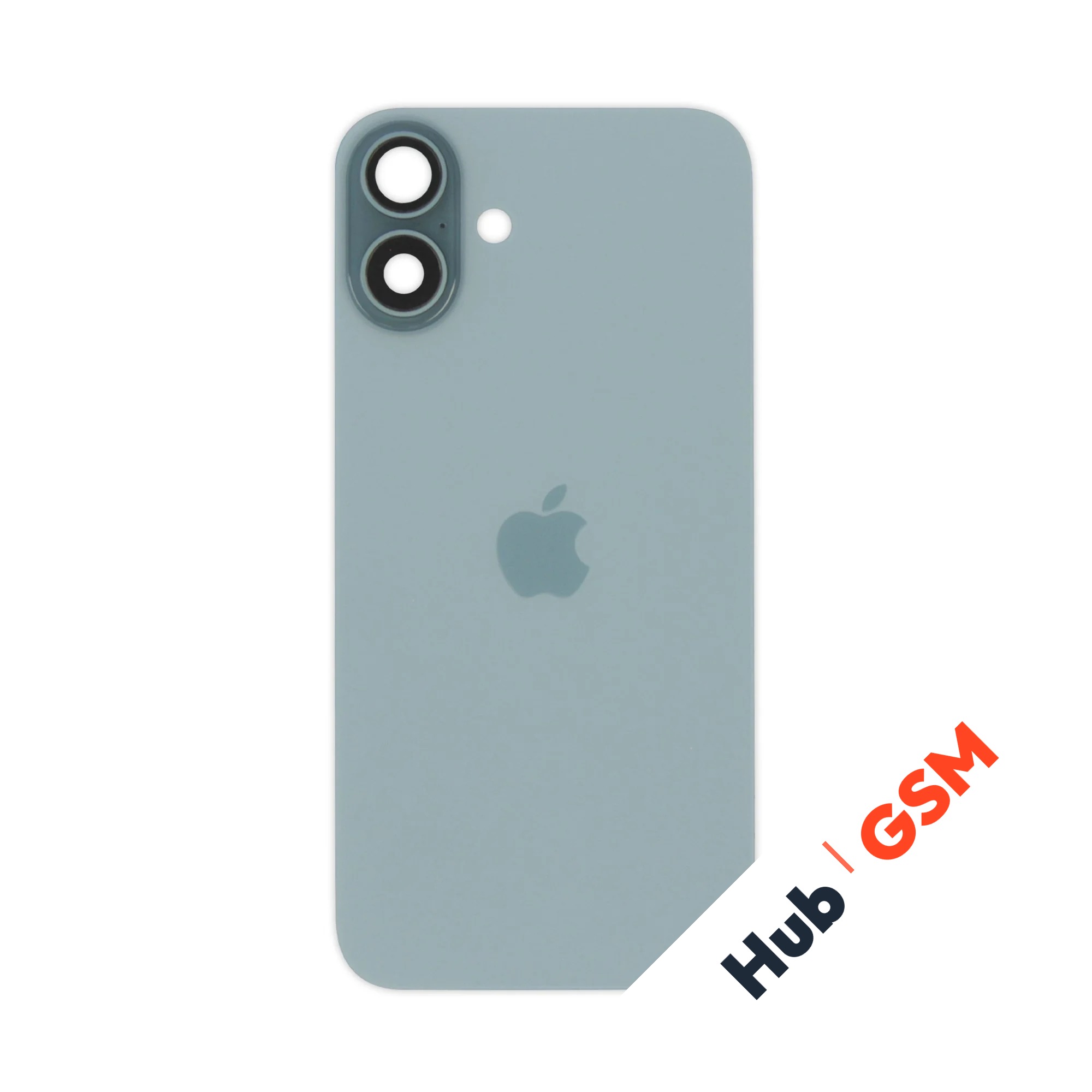 Задняя крышка (стекло) в сборе с рамкой iPhone 16 Plus Оригинал (Teal)