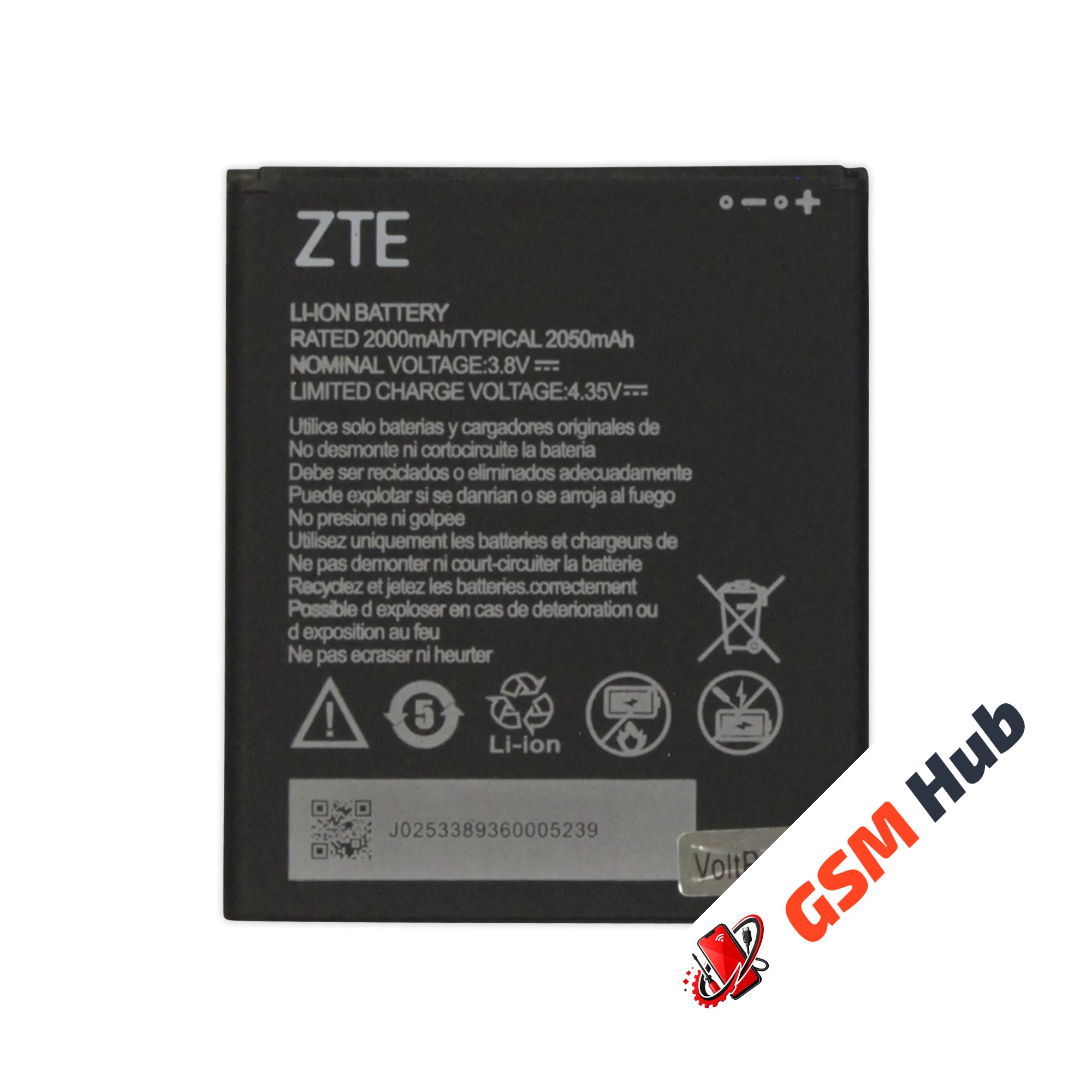 Аккумулятор ZTE Blade A3 2019/L8/L9 (Li3820T43P4h695945) 2000mAh VoltPack