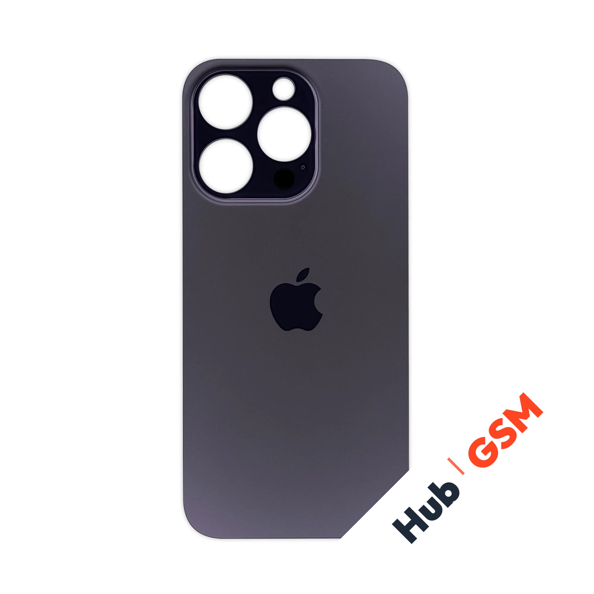 Задняя крышка (стекло) Широкий вырез iPhone 14 Pro (Deep Purple)