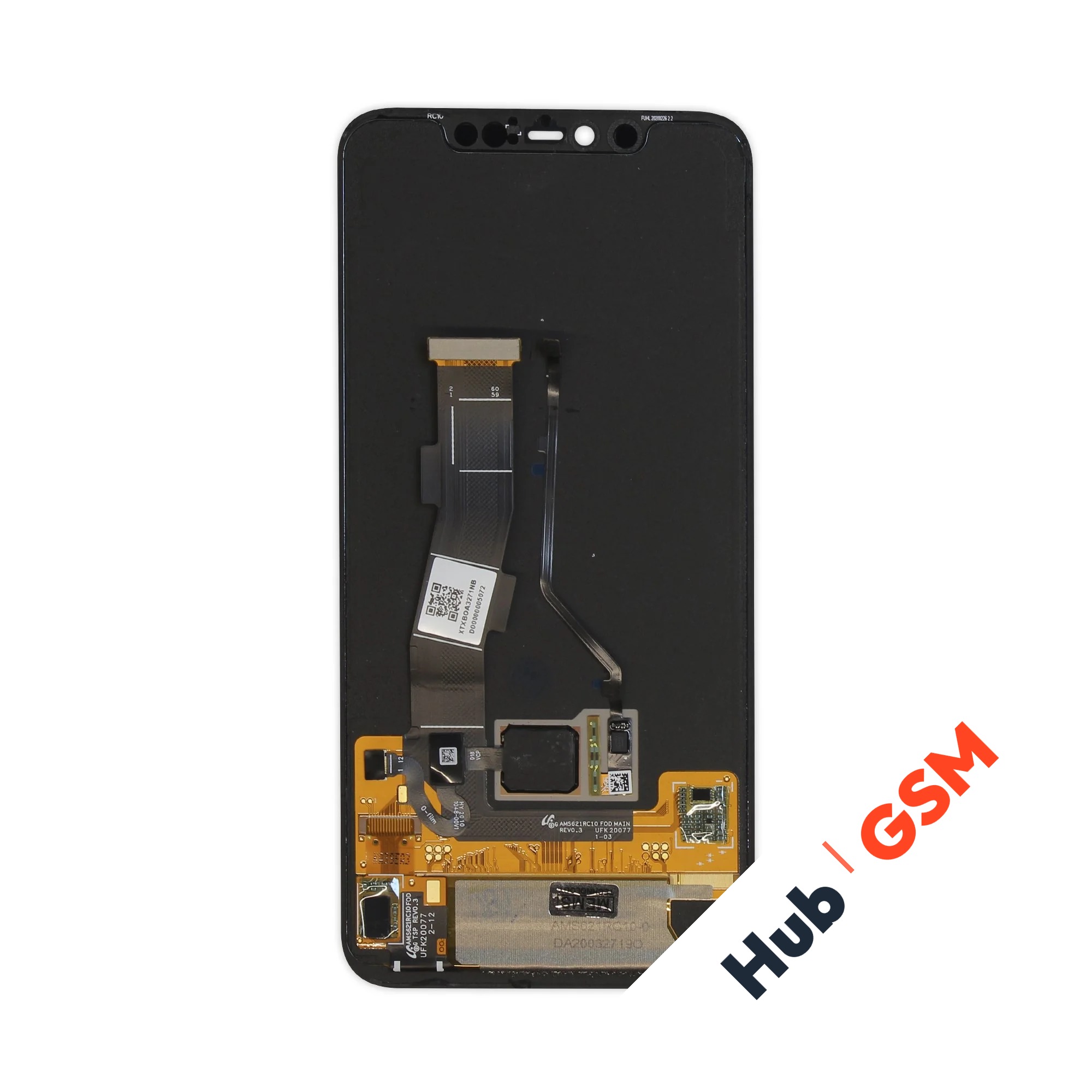 Дисплей Xiaomi Mi 8 Pro (M1807E8A) (Оригинал) (Черный) Hub GSM