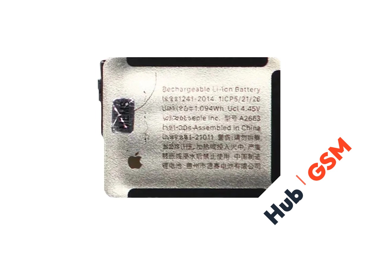 Аккумулятор Apple Watch 7 41 mm Оригинал