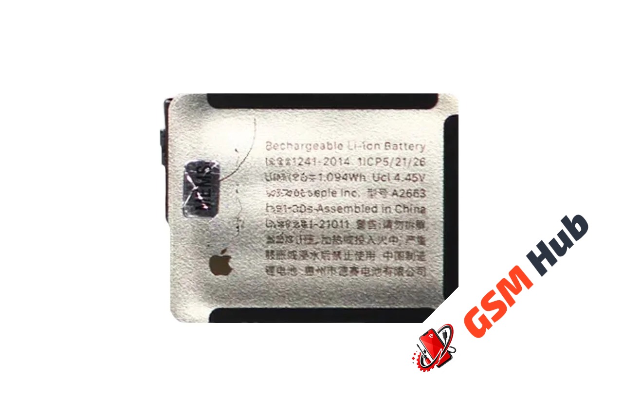 Аккумулятор Apple Watch 7 41 mm Оригинал