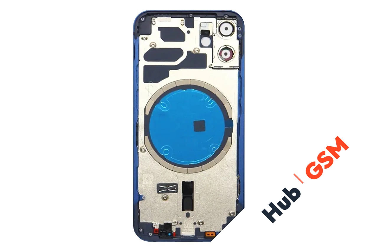 Корпус с кнопками iPhone 12 Mini Оригинал (Blue)