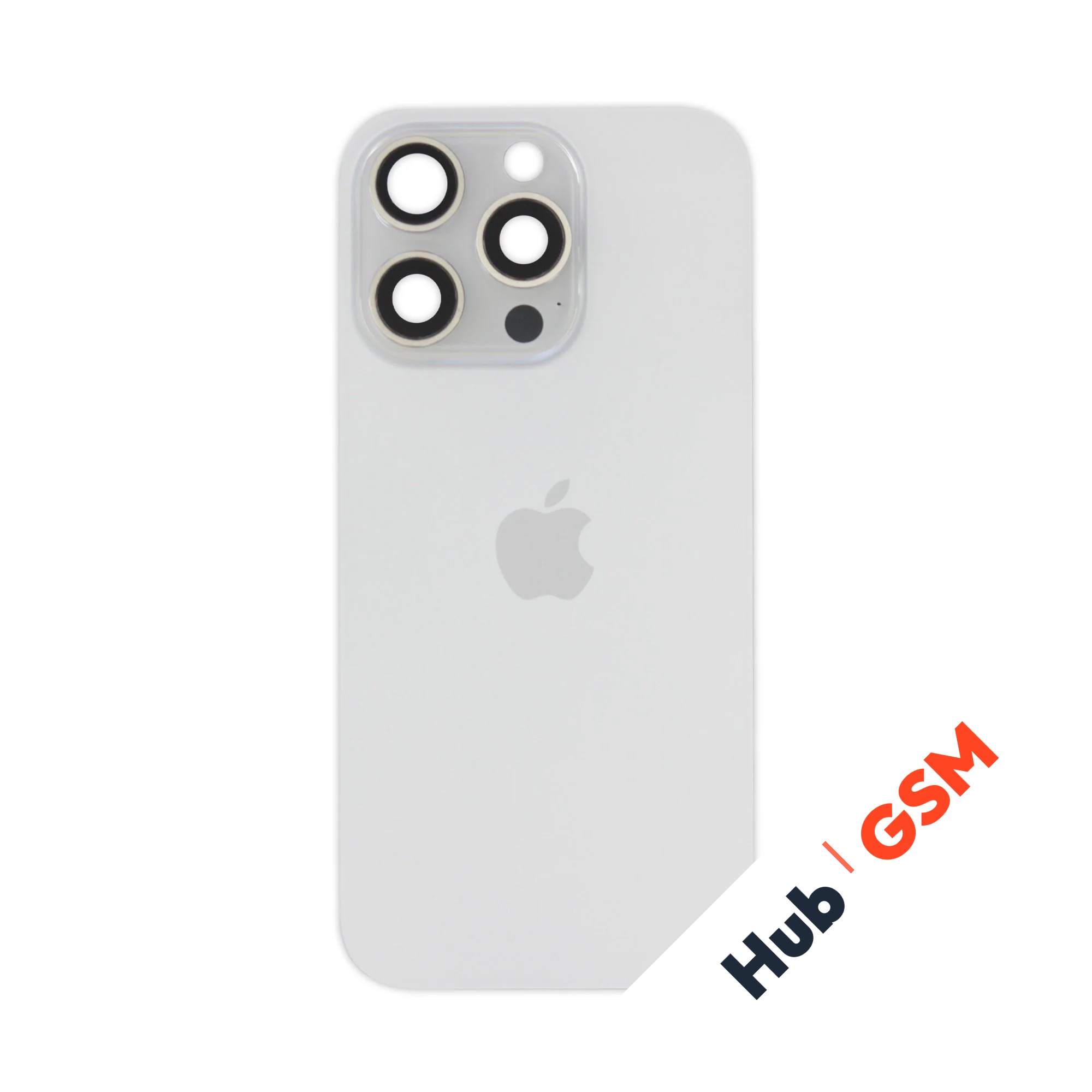 Задняя крышка (стекло) в сборе с рамкой iPhone 16 Pro Оригинал (White Titanium)