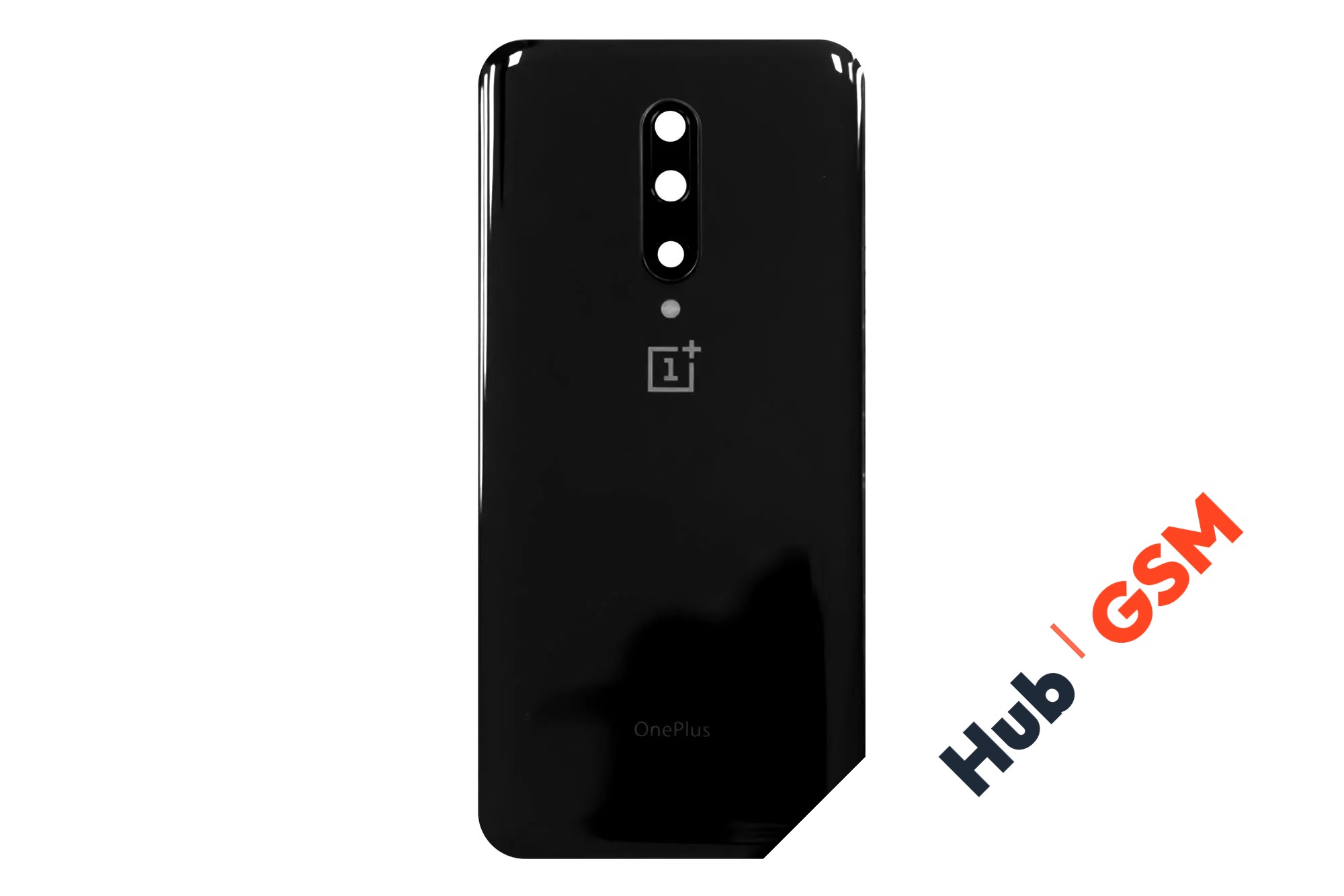 Задняя крышка OnePlus 7 Pro (Черный) (Со стеклом камеры) Premium