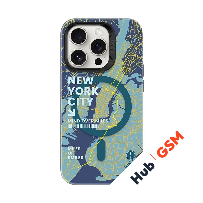 Чехол Benks MagSafe City iPhone 16 (New York)