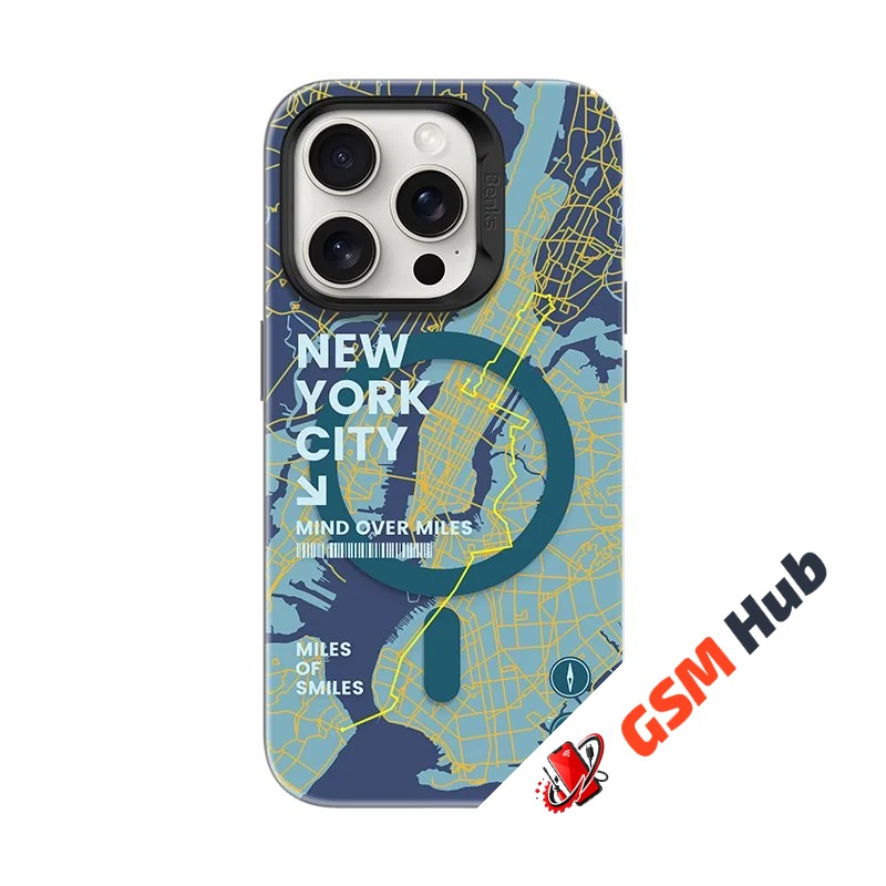 Чехол Benks MagSafe City iPhone 16 (New York)