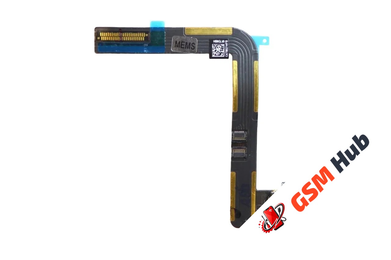 Шлейф с разъемом зарядки iPad 5 (2017) / 6 (2018) Оригинал (Черный)