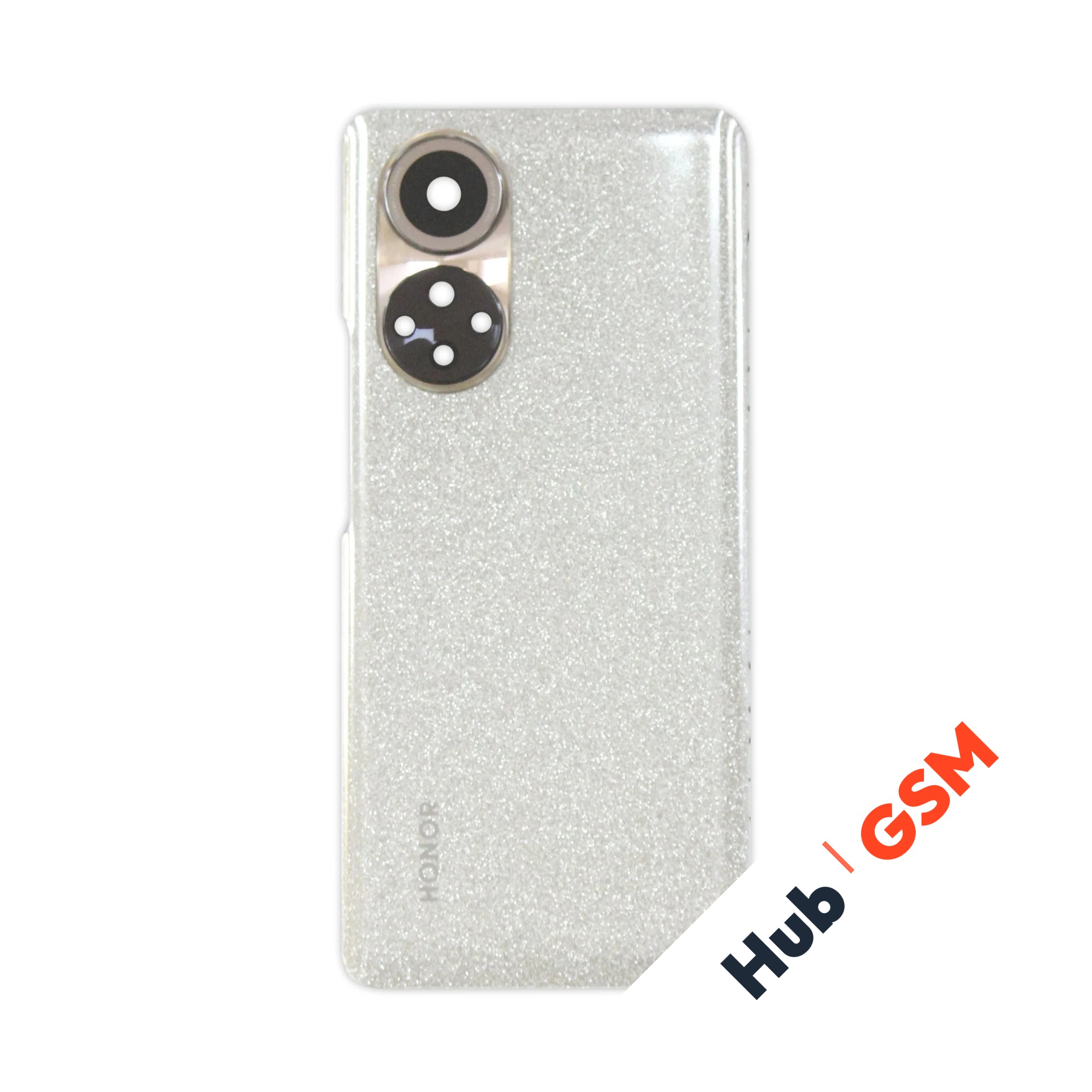 Задняя крышка Huawei Honor 50 (NTH-NX9) (Серебряный) (Со стеклом камеры) Premium