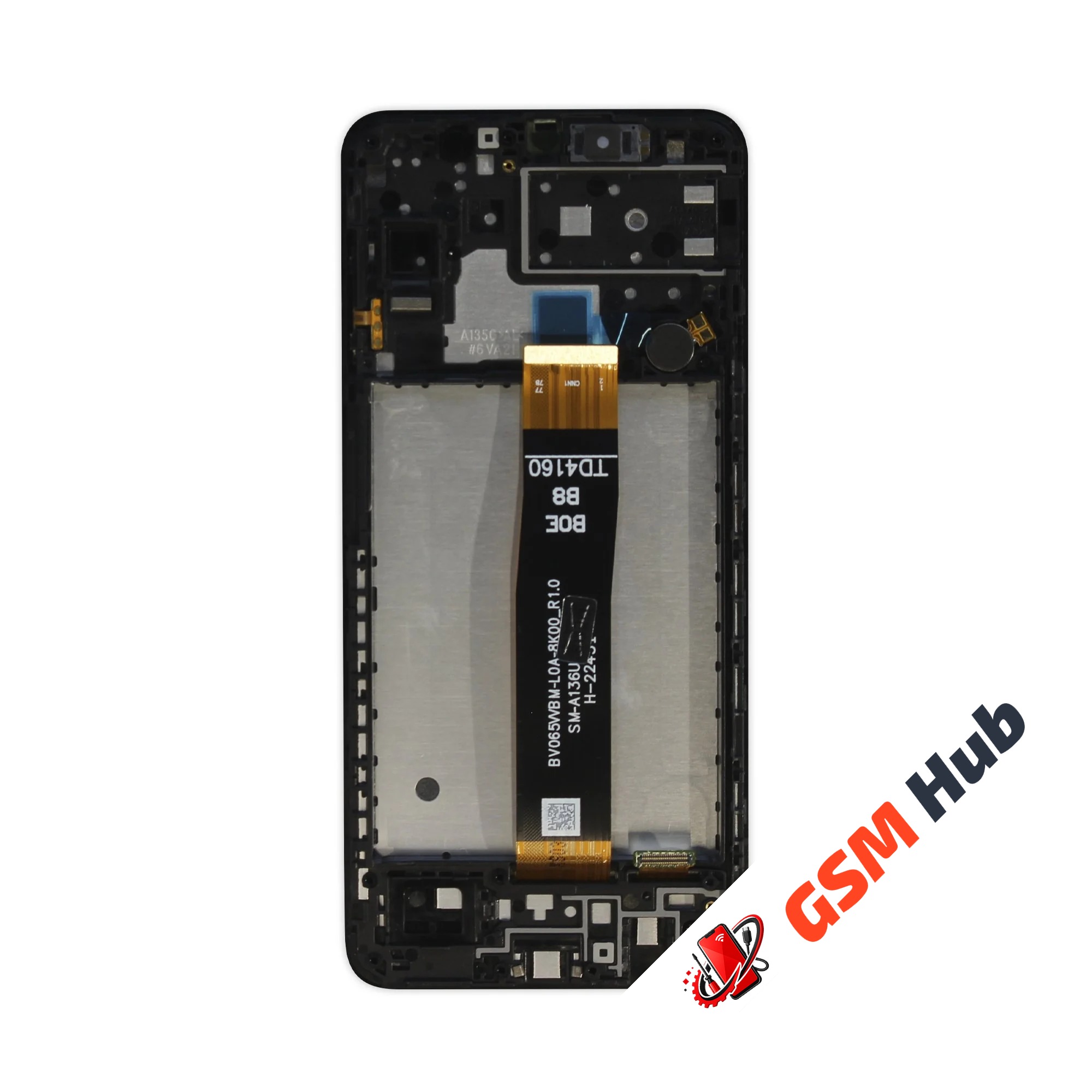 Дисплей Samsung Galaxy A13 5G (A136U) REF (В рамке) (Черный)