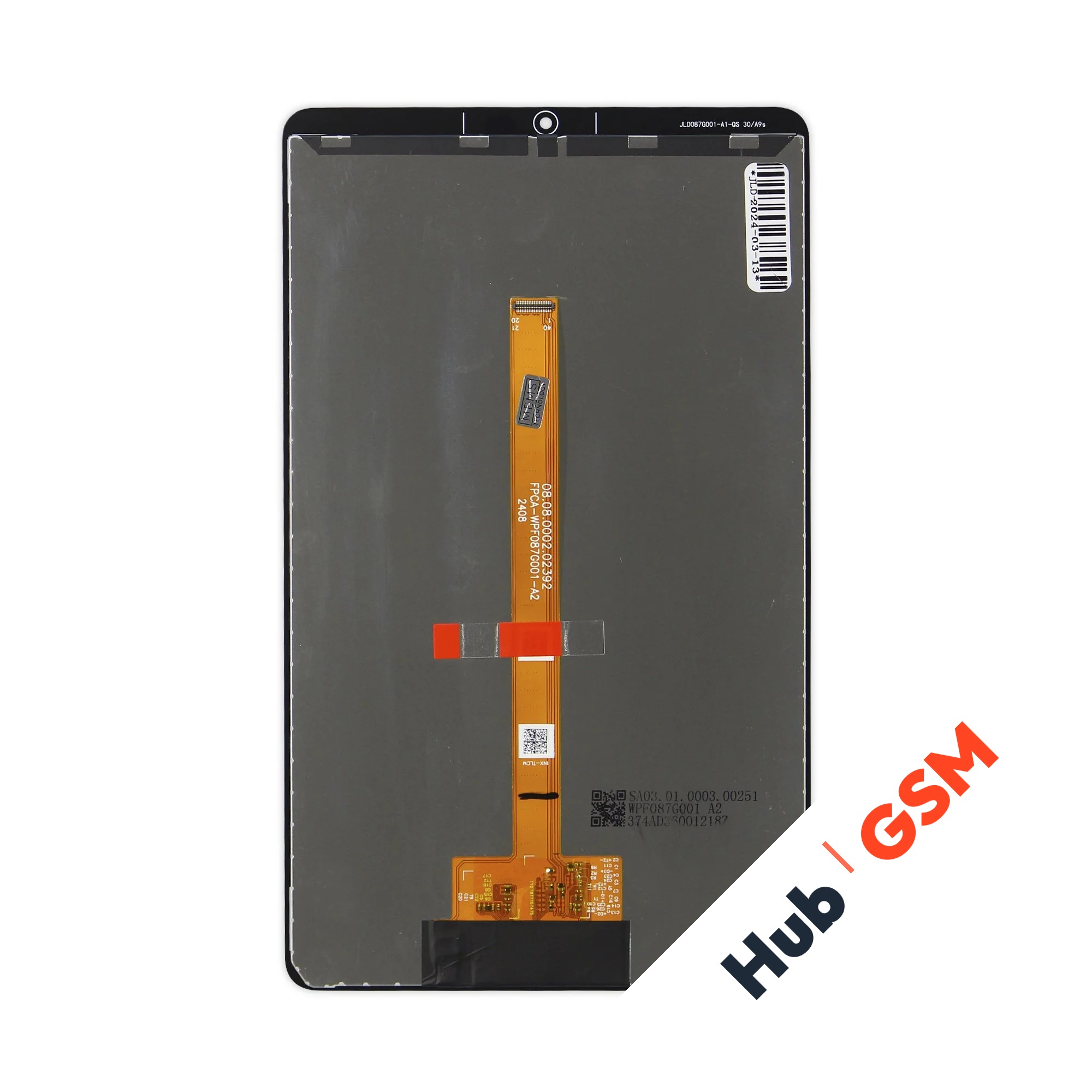 Дисплей Samsung Galaxy Tab A9 8.7 Wi-Fi / LTE (X110 / X115) (Оригинал) (Черный) Hub GSM