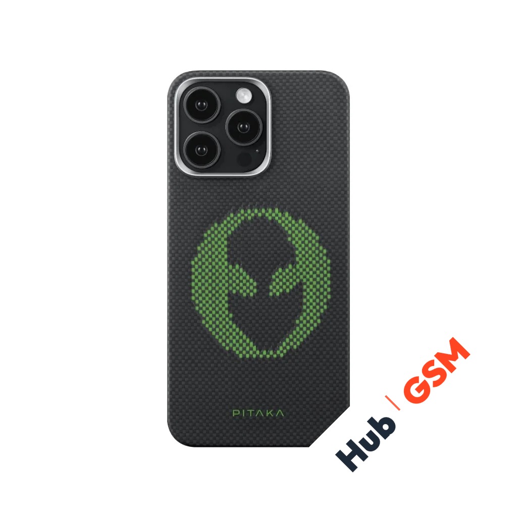 Чехол PITAKA Classic Case iPhone 15 Pro (Alien)