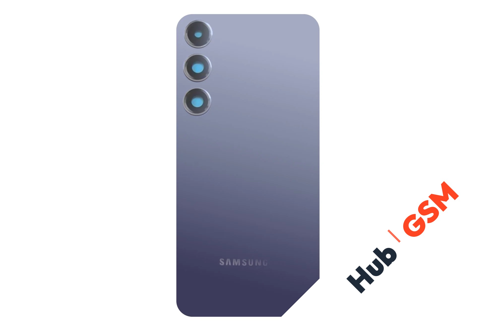 Задняя крышка Samsung Galaxy S24+ (S926B) (Фиолетовый) (Со стеклом камеры) Premium