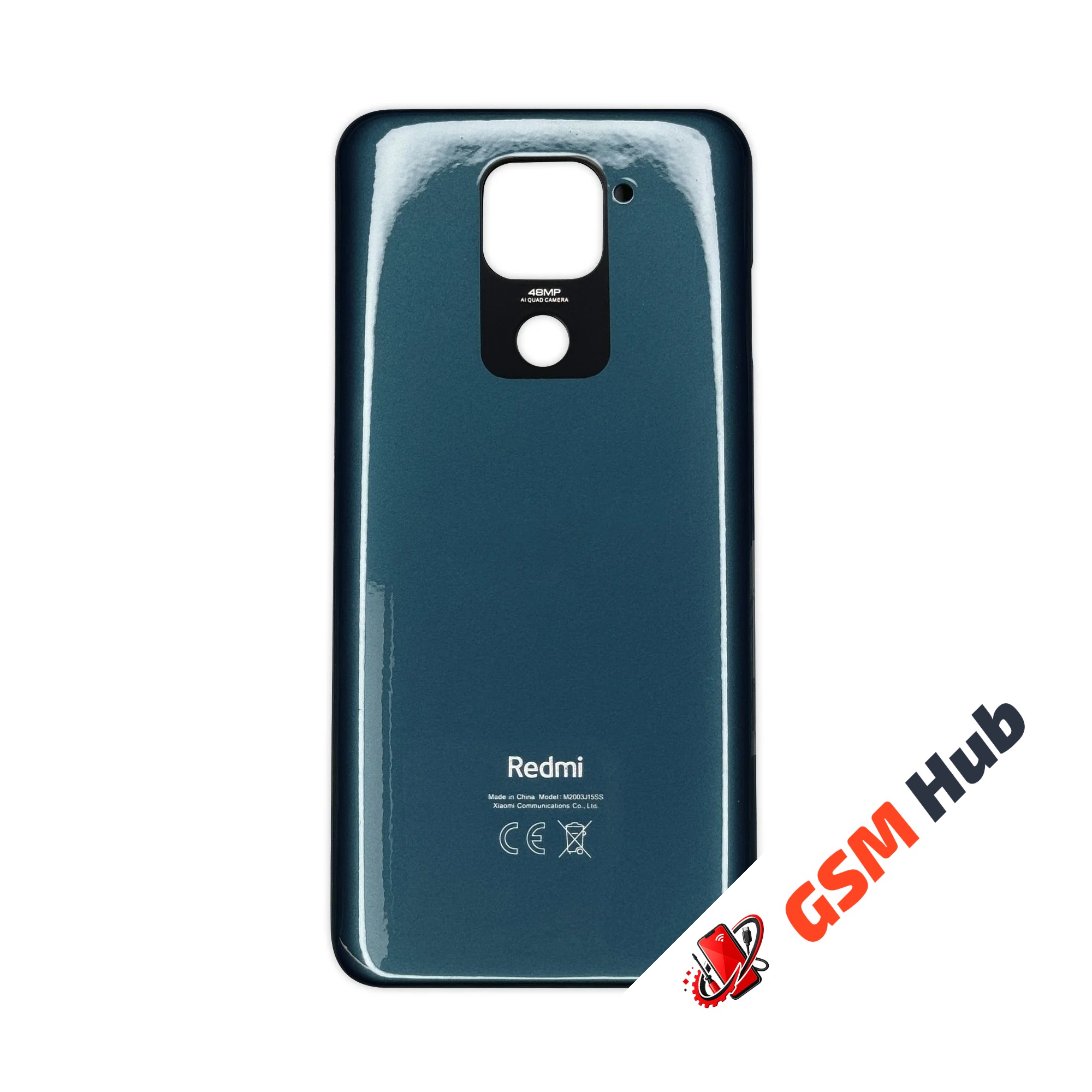 Задняя крышка Xiaomi Redmi Note 9 (M2003J15SG) (Зеленый) (Со стеклом камеры) Premium