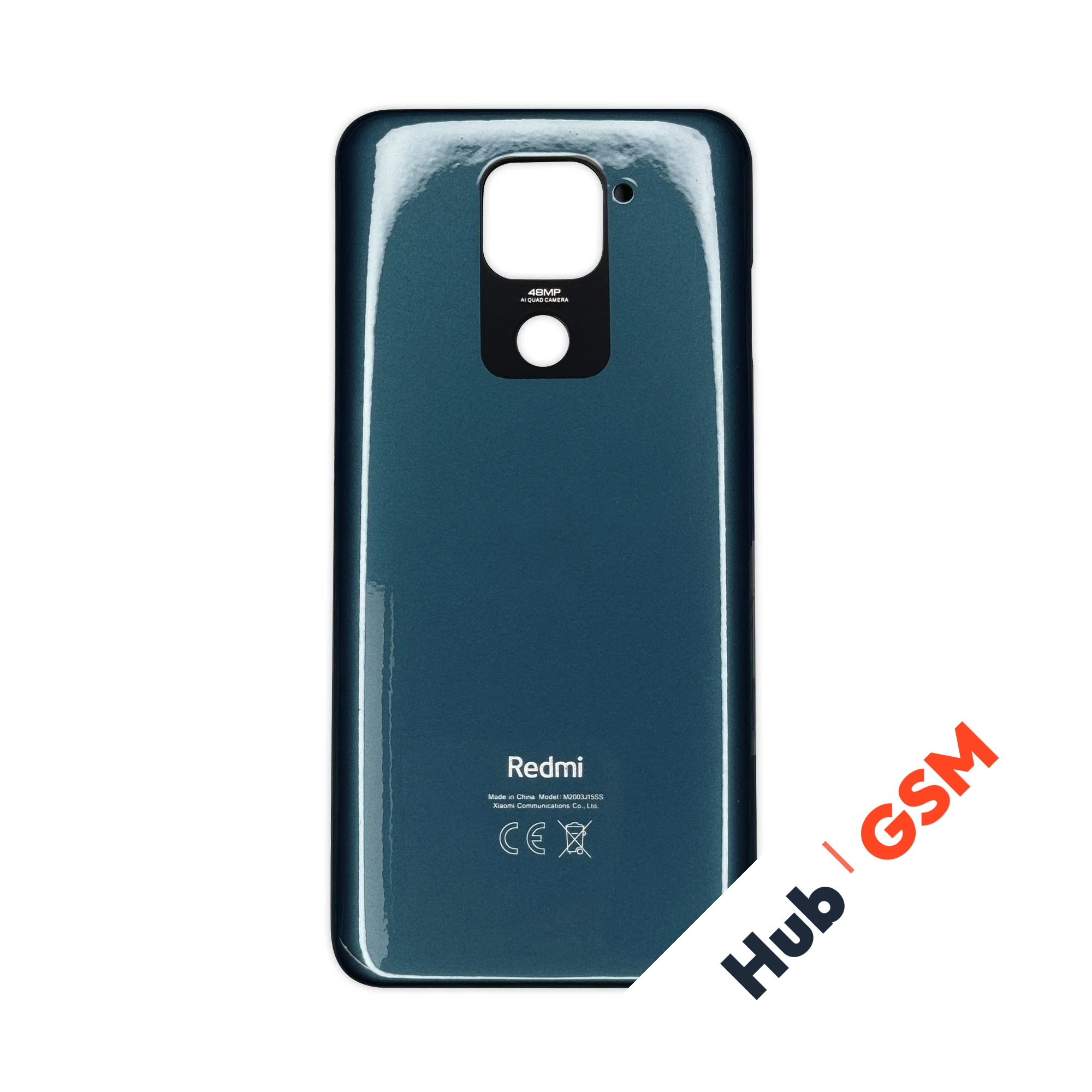 Задняя крышка Xiaomi Redmi Note 9 (M2003J15SG) (Зеленый) (Со стеклом камеры) Premium