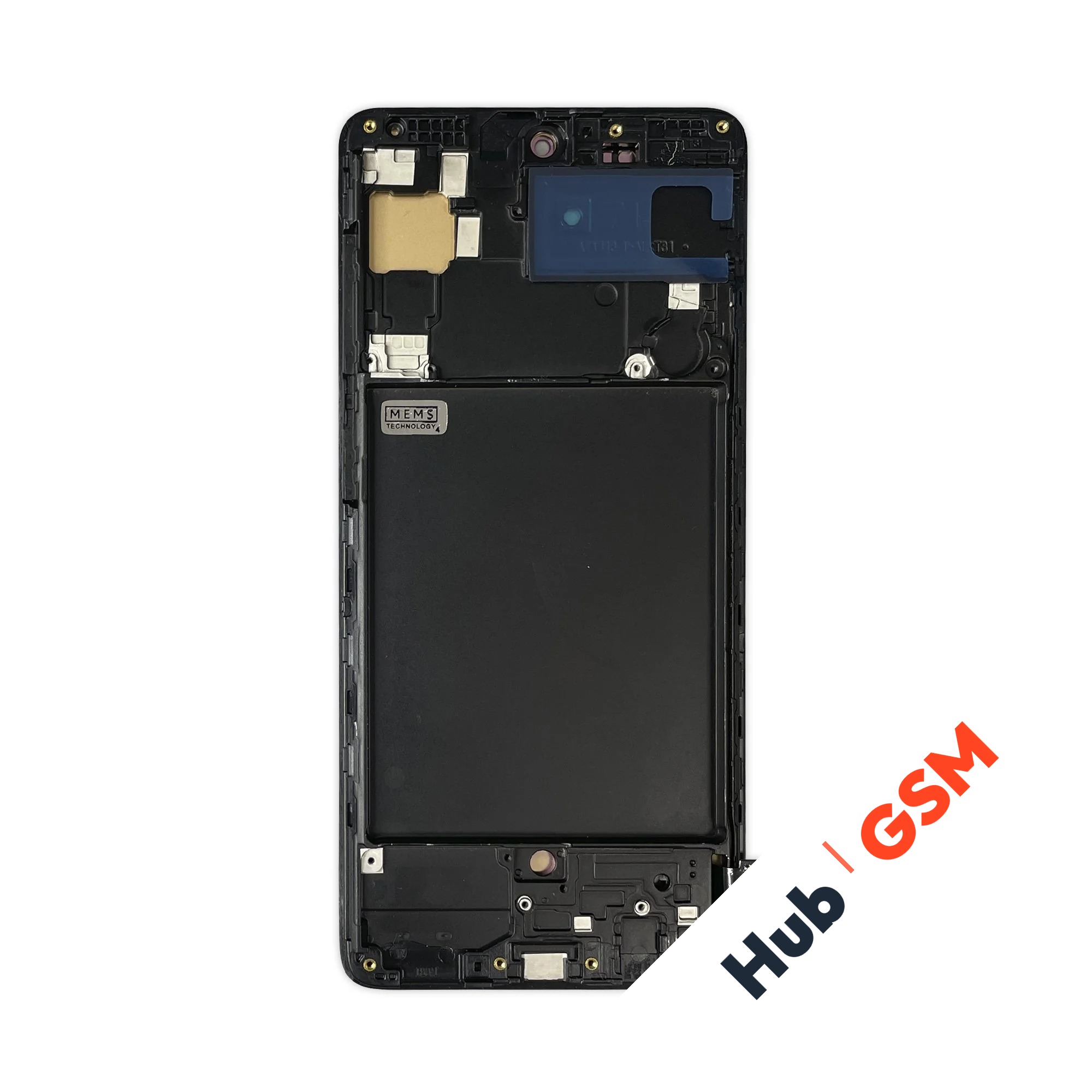 Дисплей Samsung Galaxy A71 (A715F) (OLED) (Full Size 1:1) (В рамке) Hub GSM