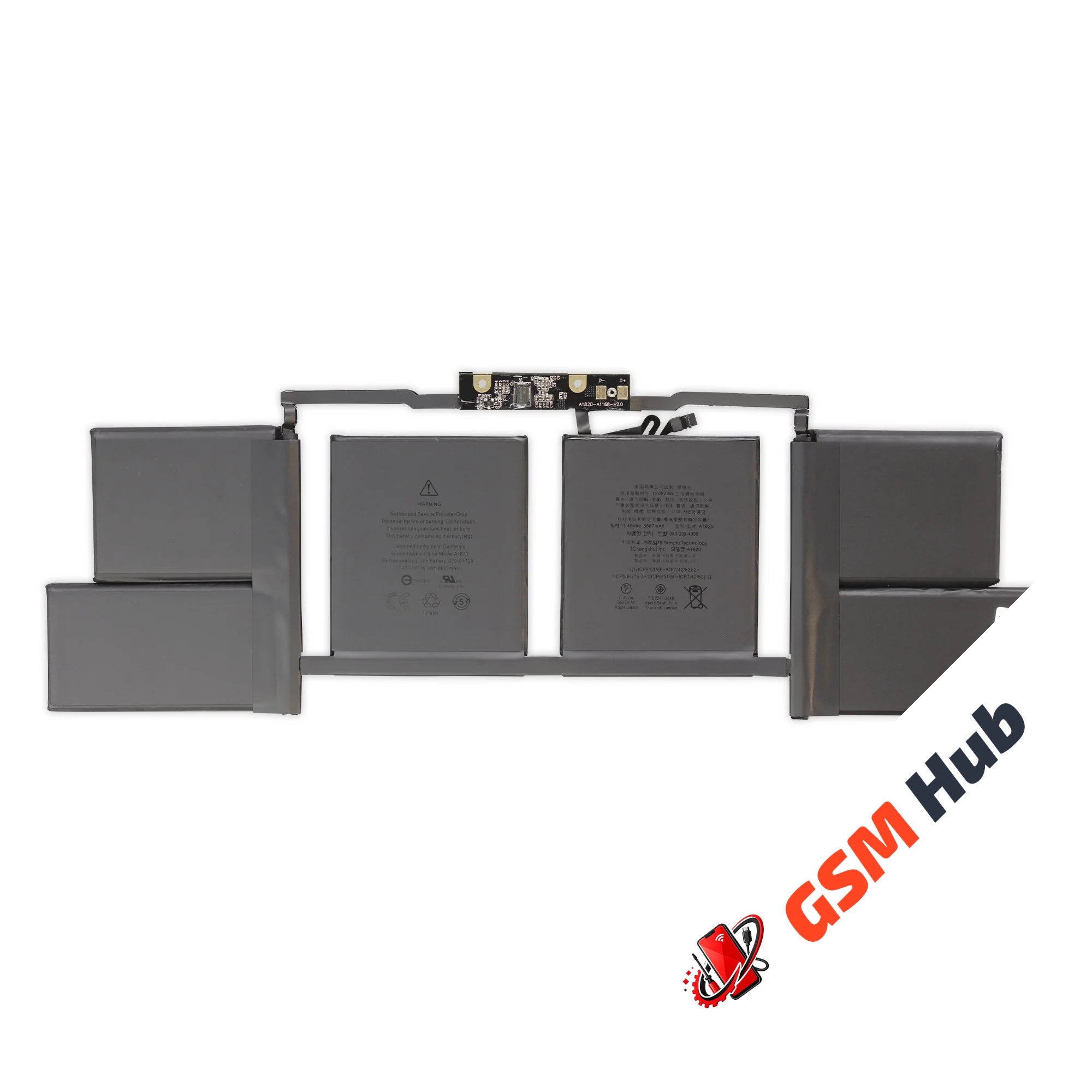 Аккумулятор A1820 MacBook Pro 15 Retina A1707 l (2016-2017)