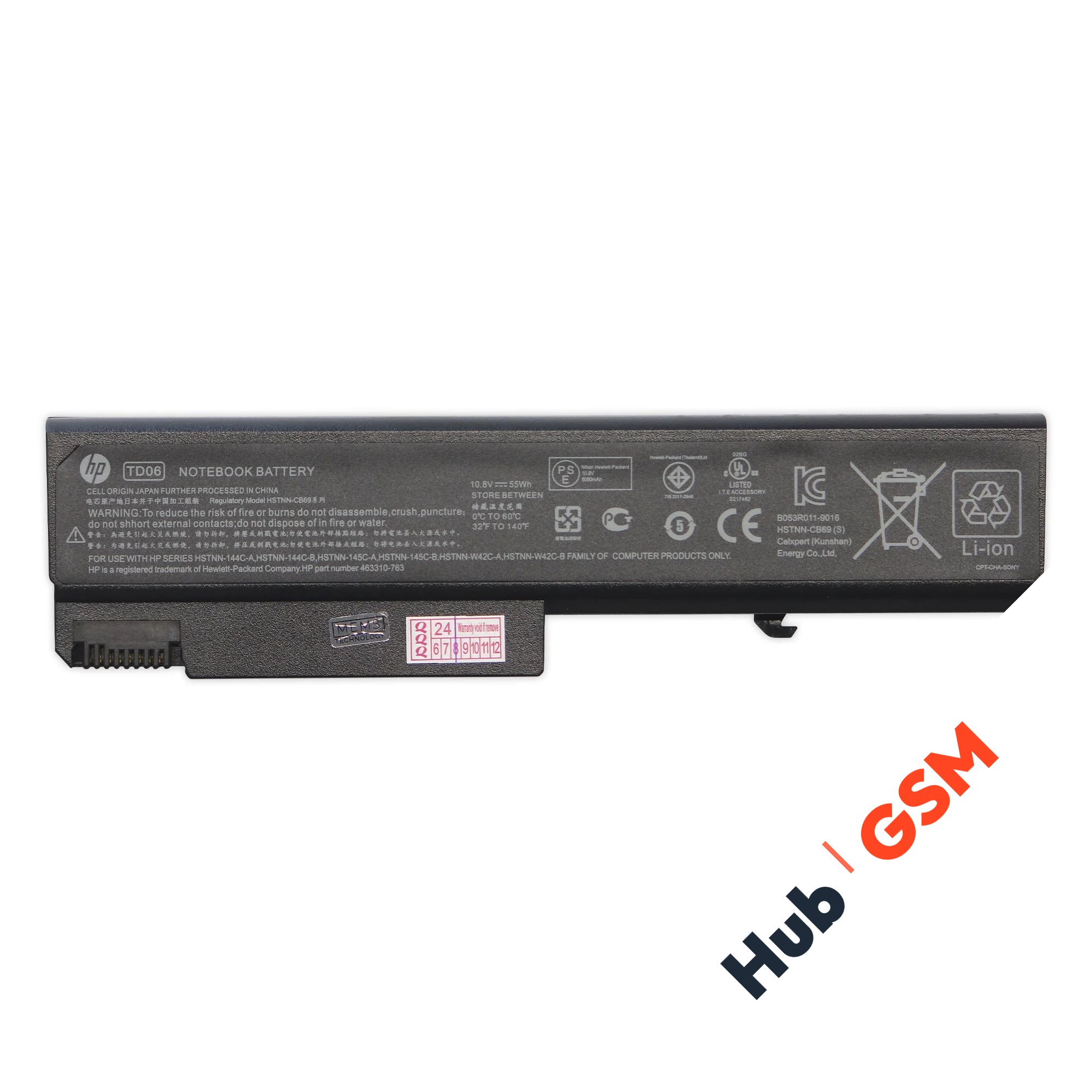 Аккумулятор HP Compaq 8440p / 6530b / 6535b / 6730b / 6735b / EliteBook 6930p / ... / 6550b / 5200mA