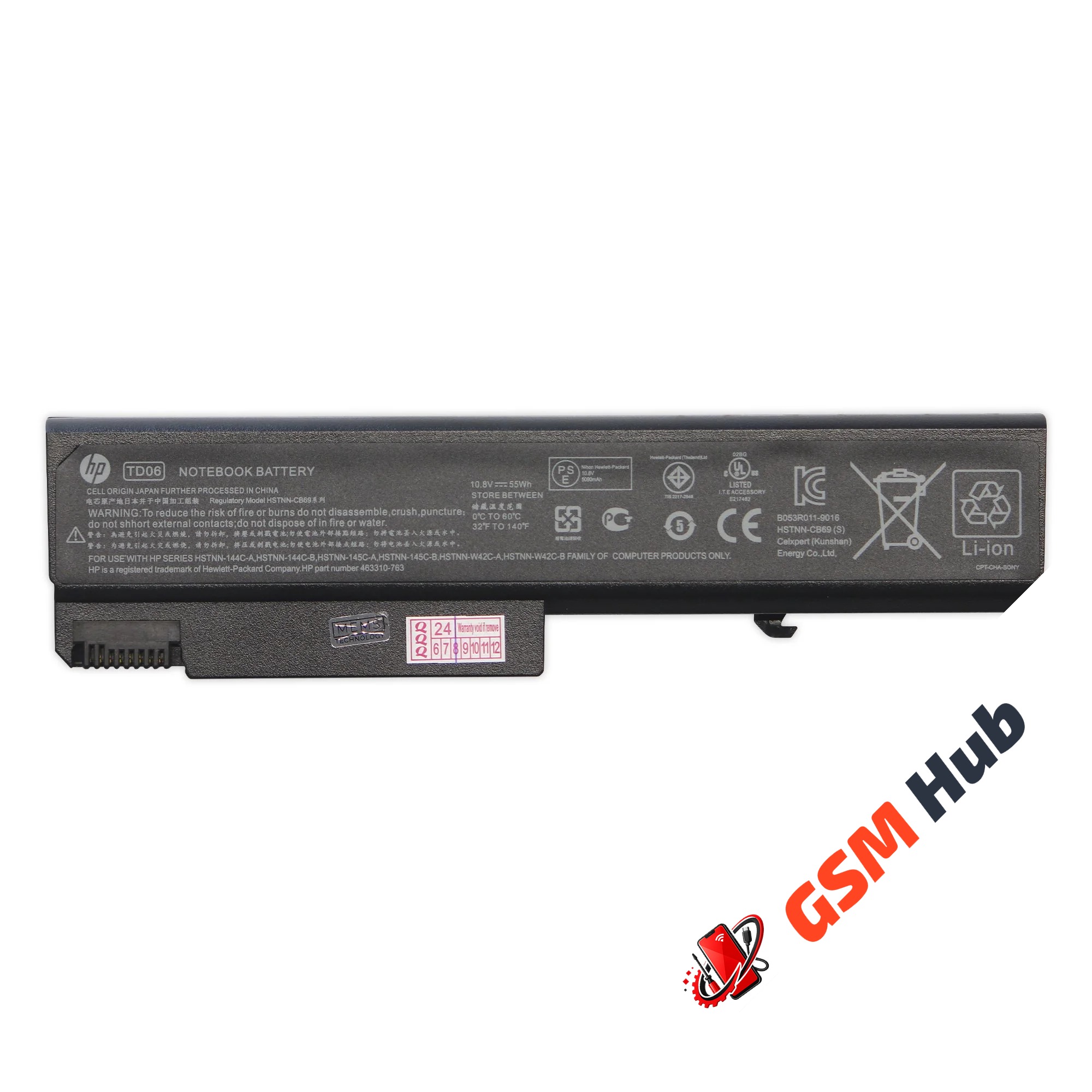 Аккумулятор HP Compaq 8440p / 6530b / 6535b / 6730b / 6735b / EliteBook 6930p / ... / 6550b / 5200mA