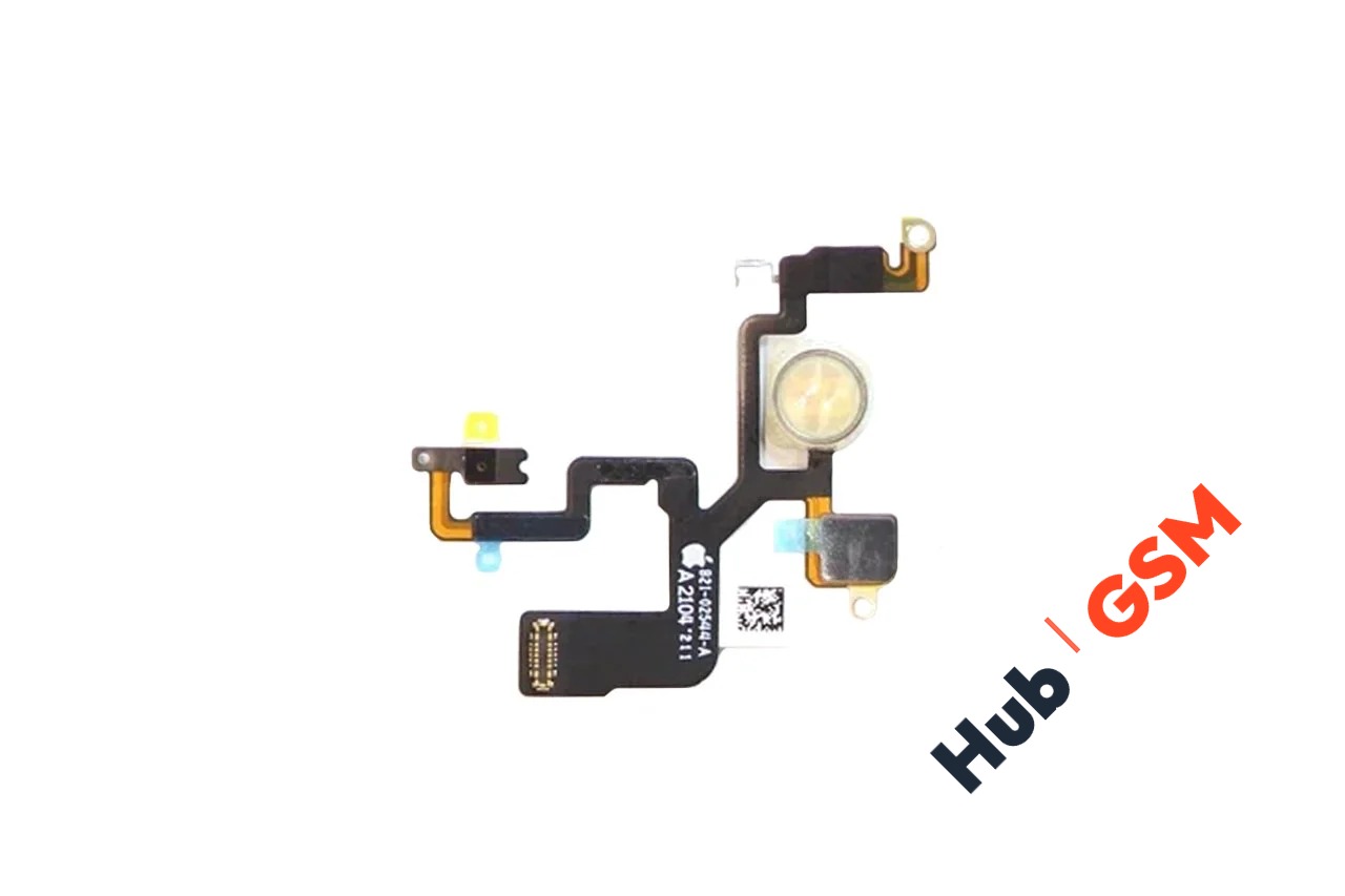 Шлейф вспышки и микрофона iPhone 12 Pro Max Оригинал