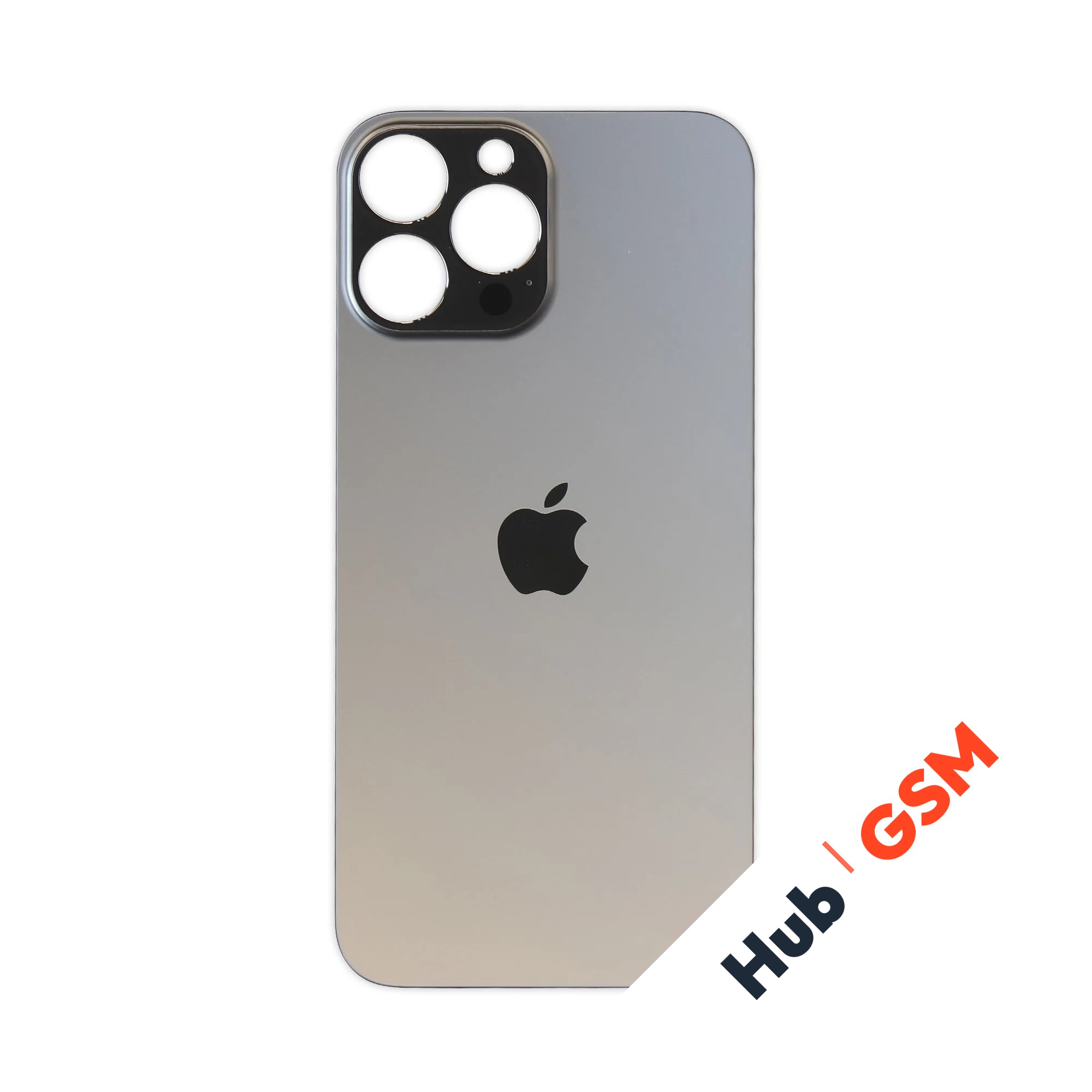 Задняя крышка (стекло) Широкий вырез iPhone 13 Pro Max (Graphite)