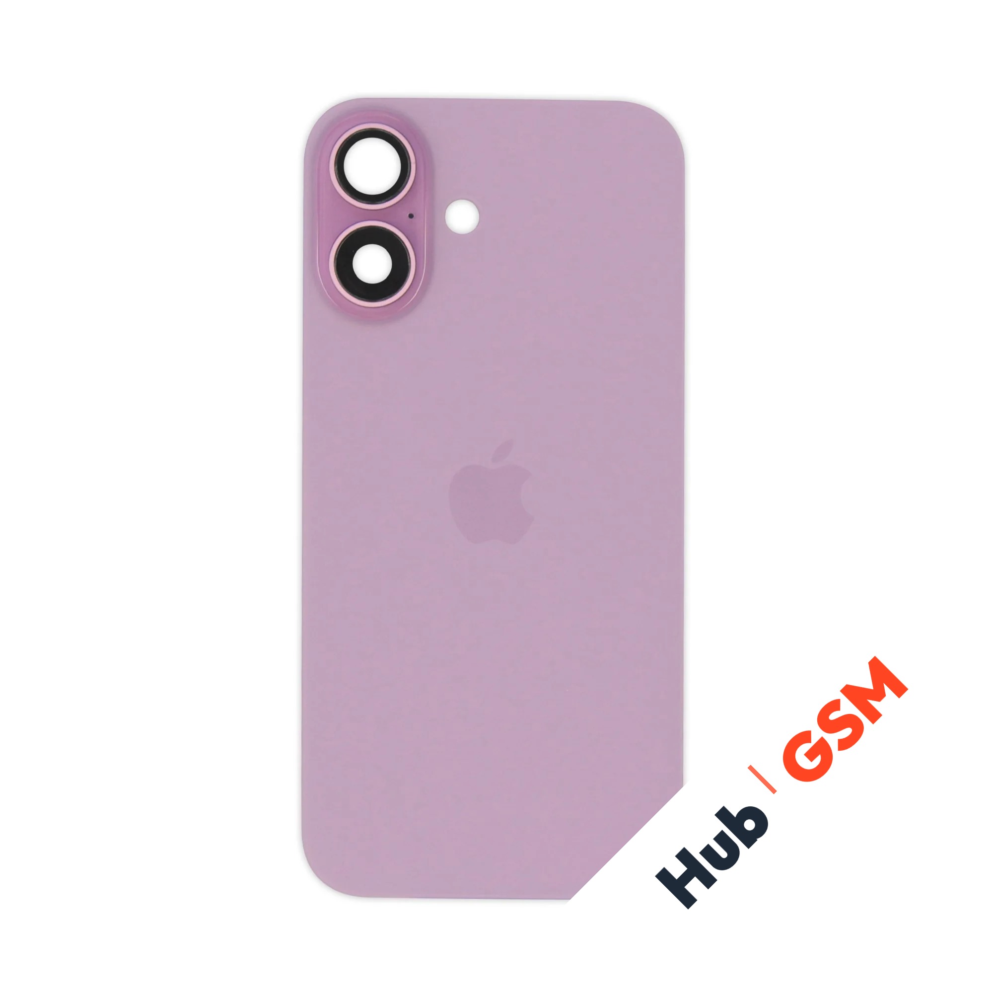 Задняя крышка (стекло) в сборе с рамкой iPhone 16 Оригинал (Pink)