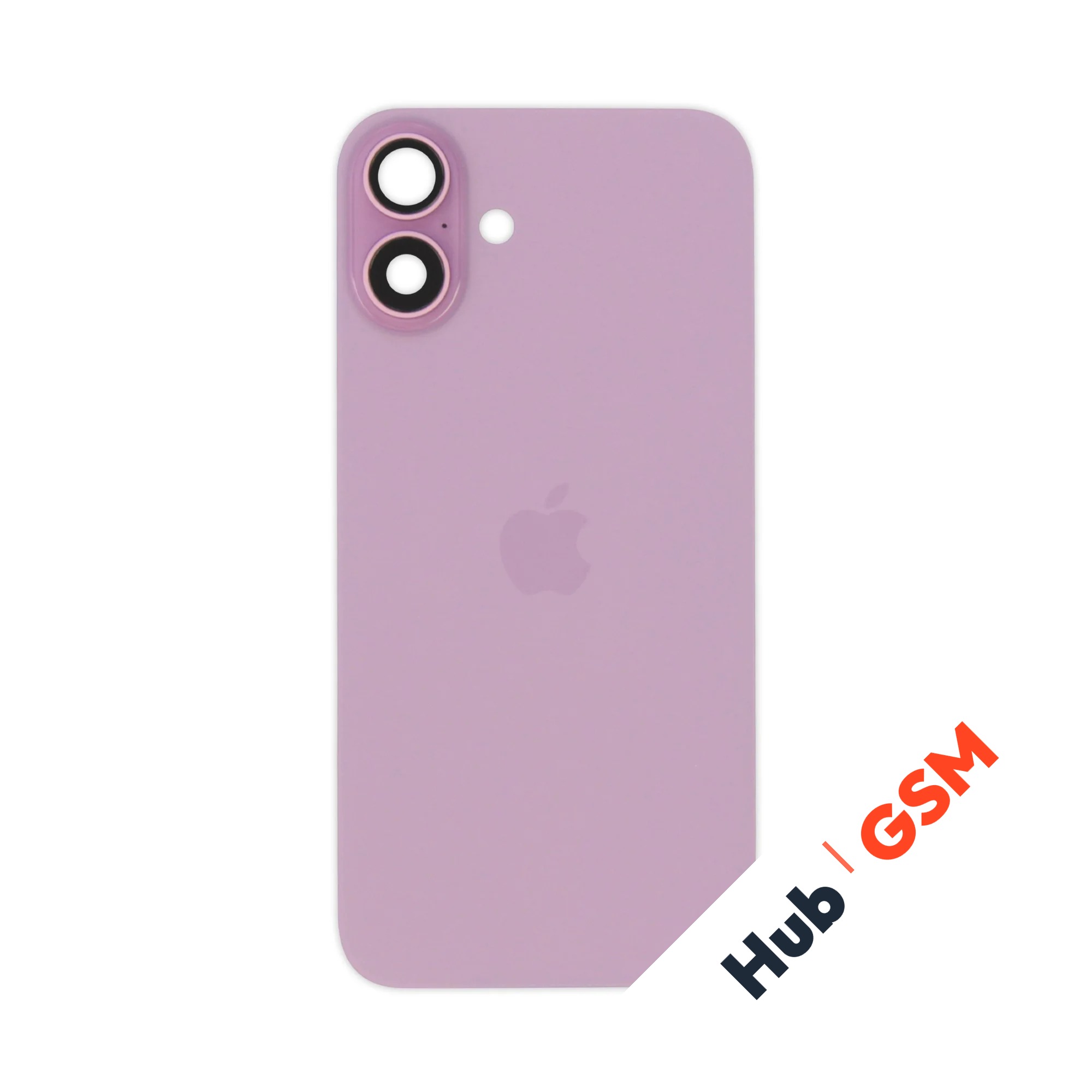 Задняя крышка (стекло) в сборе с рамкой iPhone 16 Plus Оригинал (Pink)