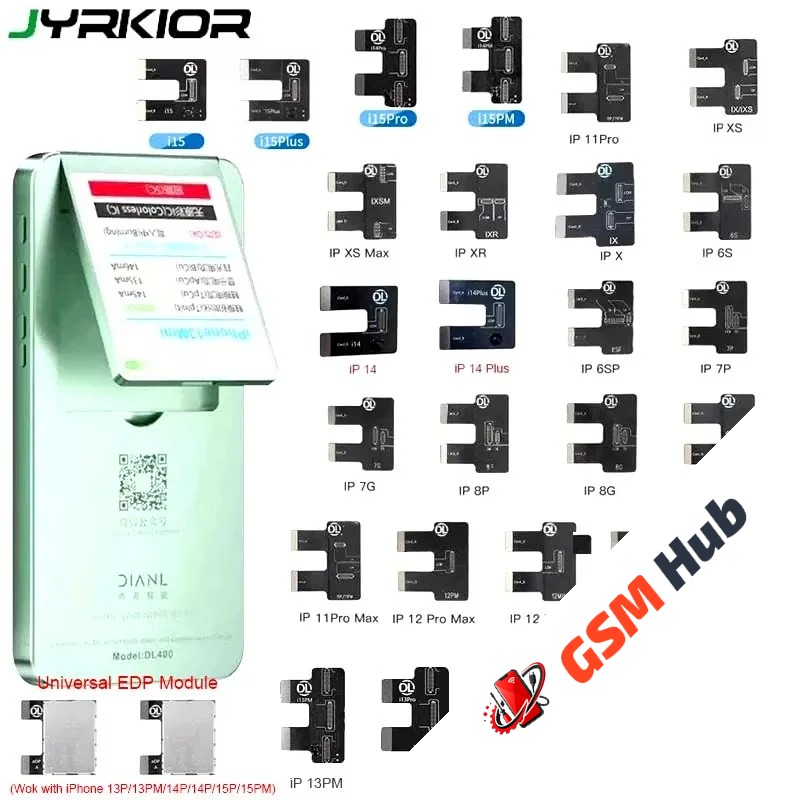 Платы для проверки дисплеев к тестеру DL400 Apple 6-12 Pro Max (набор 60-90Гц)