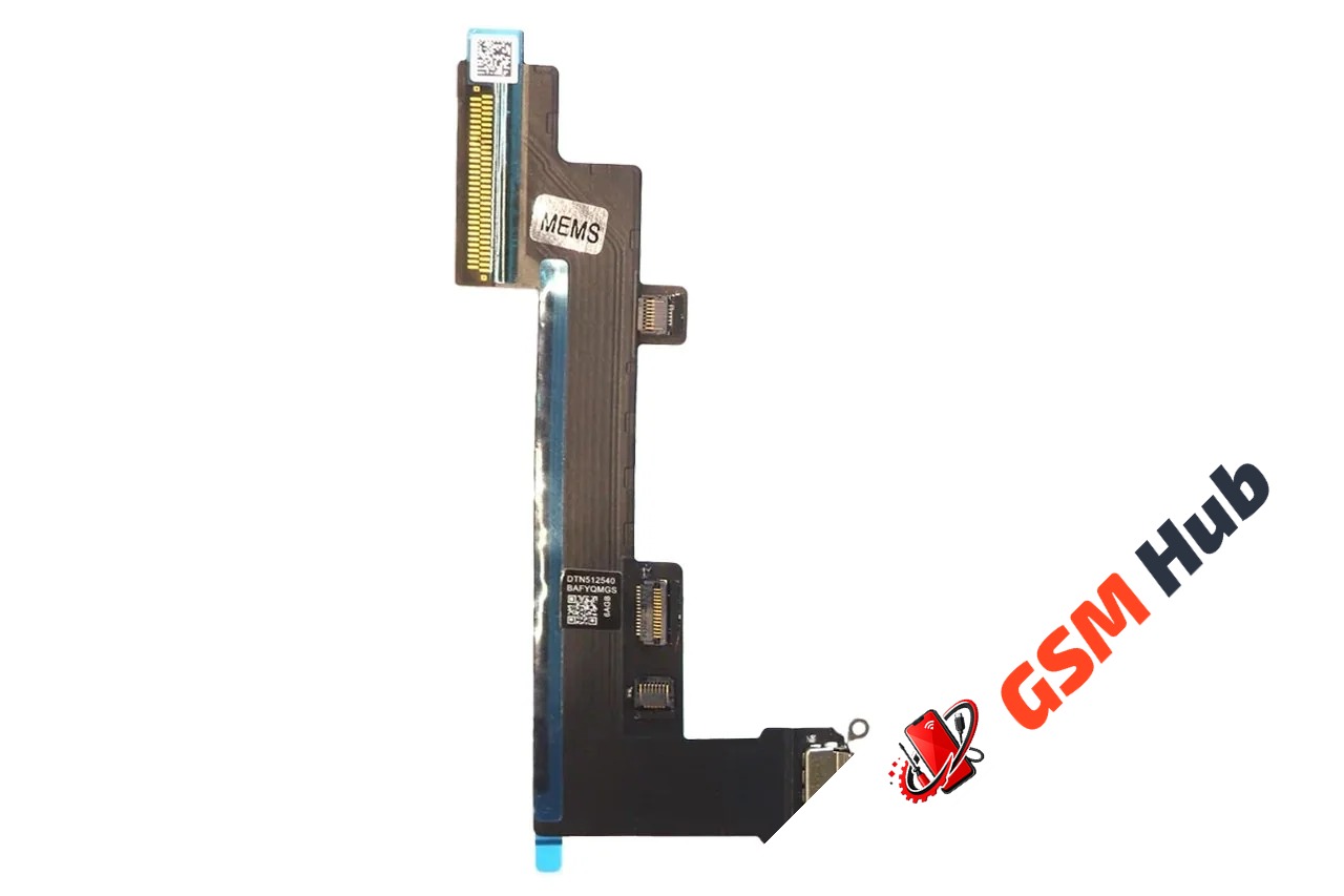 Шлейф с разъемом зарядки iPad Air 4 (2020) /Air 5 (2022) 10.9 WiFi + Cellular Оригинал (Белый)