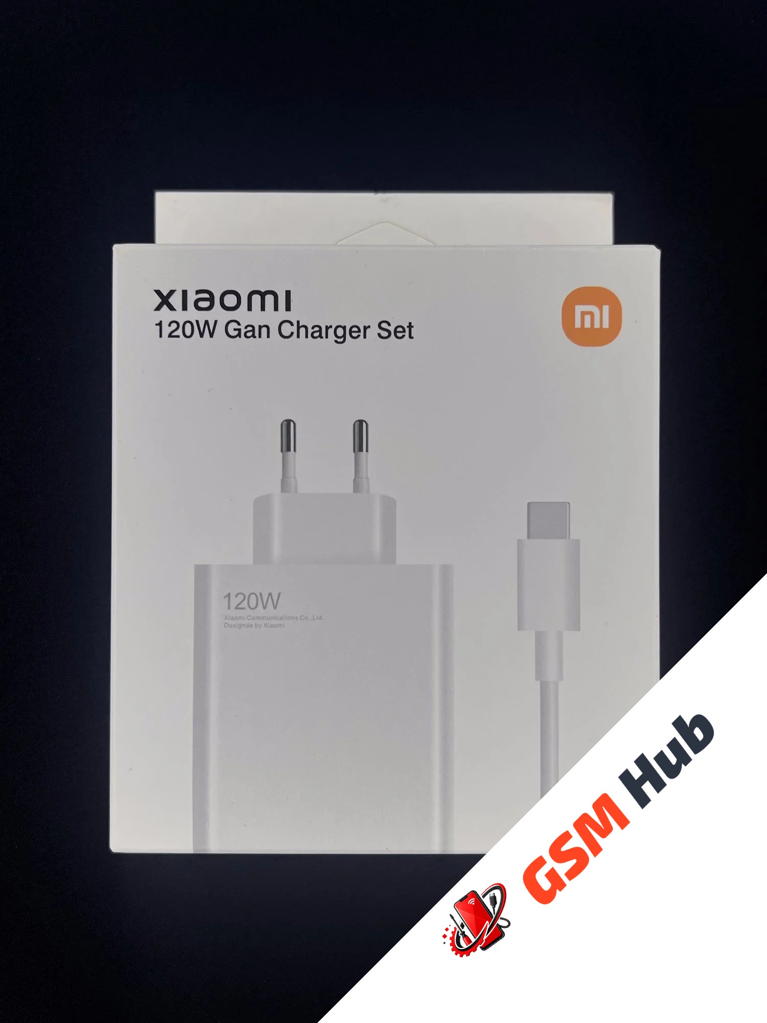 Адаптер питания Xiaomi 120W в комплекте с кабелем OR