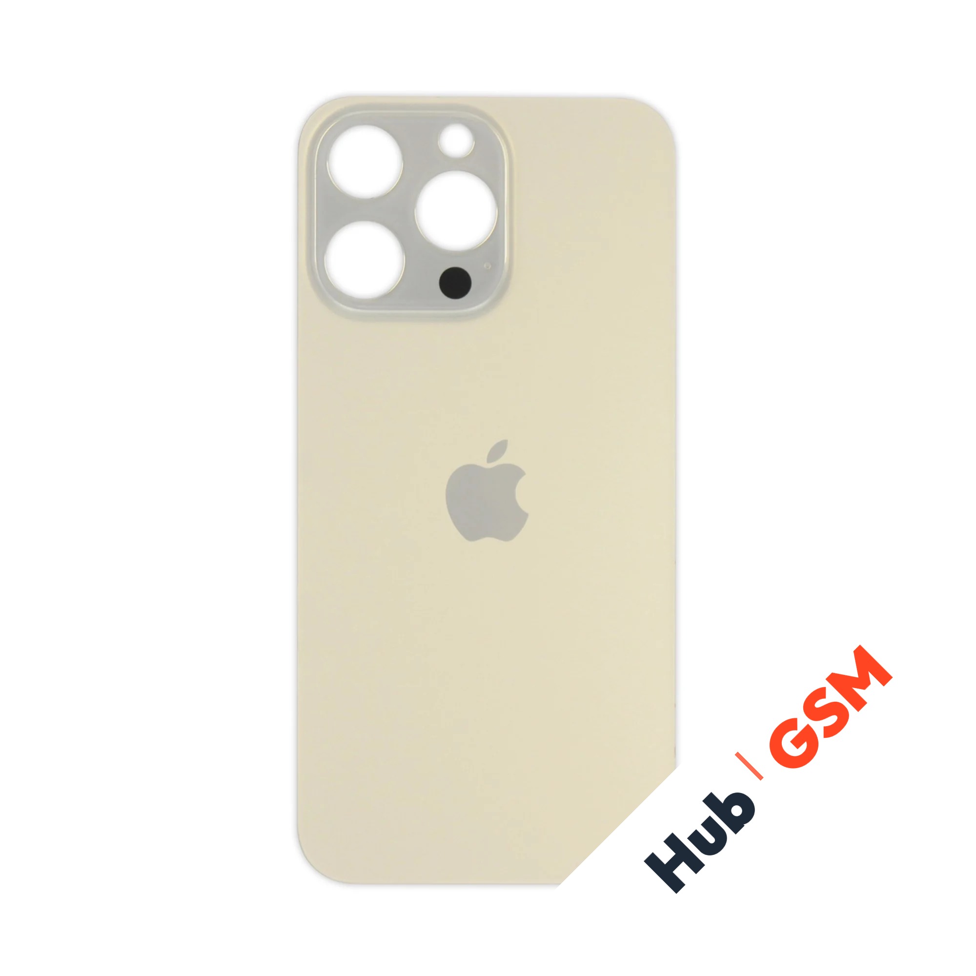 Задняя крышка (стекло) Узкий вырез iPhone 13 Pro (Gold)