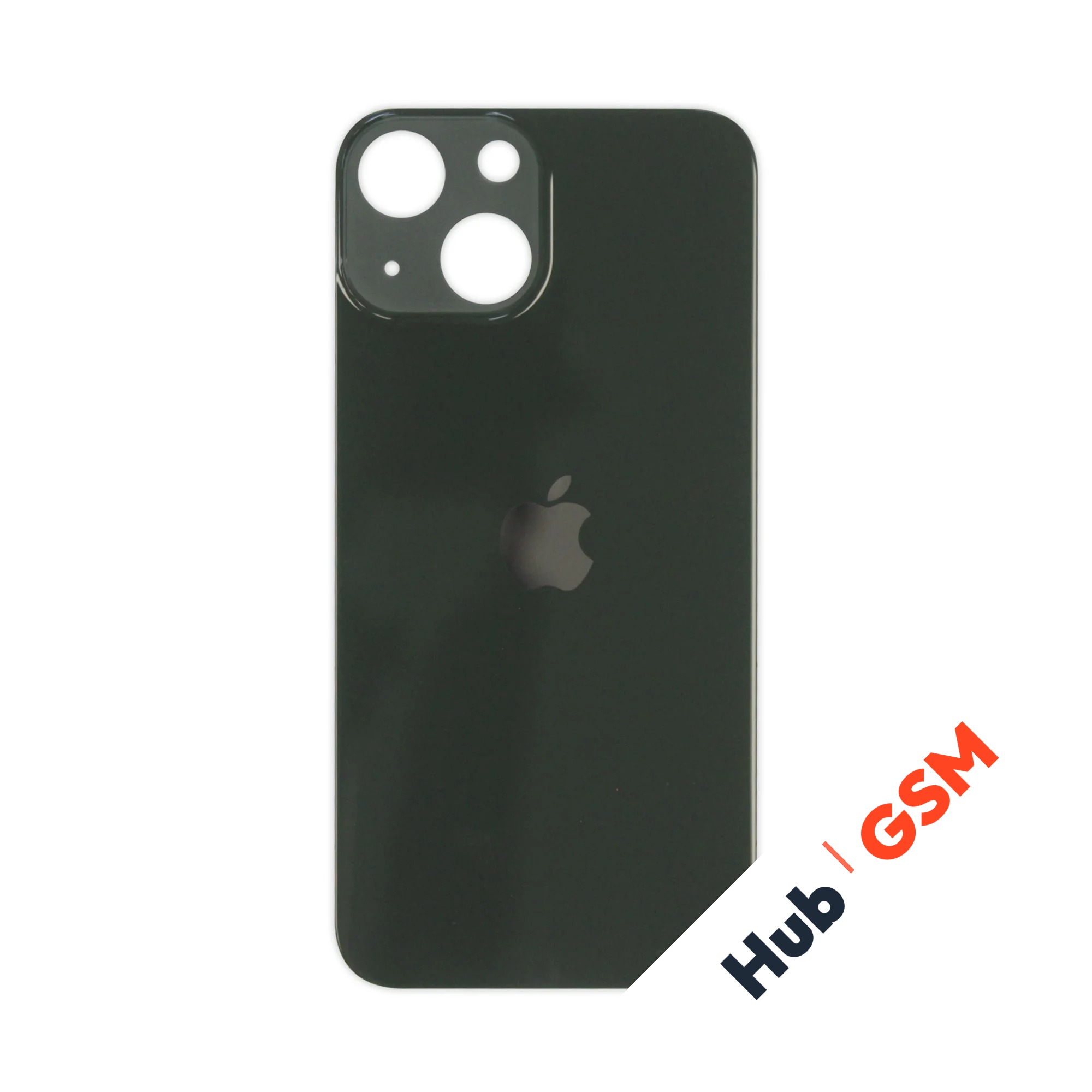 Задняя крышка (стекло) Узкий вырез iPhone 13 Mini (Green)