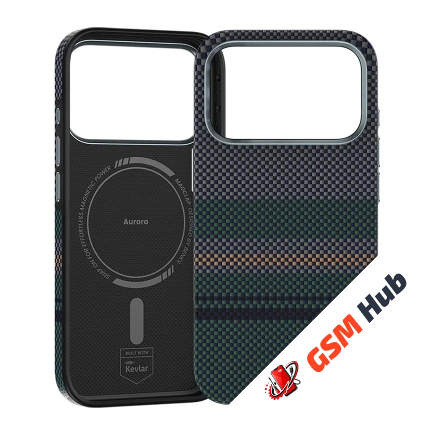 Чехол Benks ArmorPro Aurora Kevlar iPhone 17 Pro Max (Camera button) (Green)