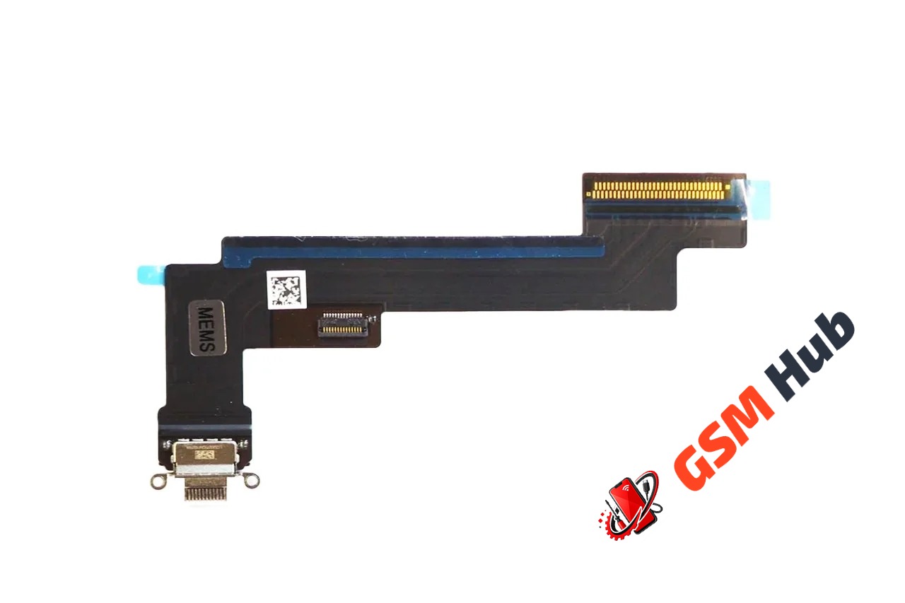 Шлейф с разъемом зарядки iPad Air 4 (2020) /Air 5 (2022) 10.9 WiFi Оригинал (Белый)