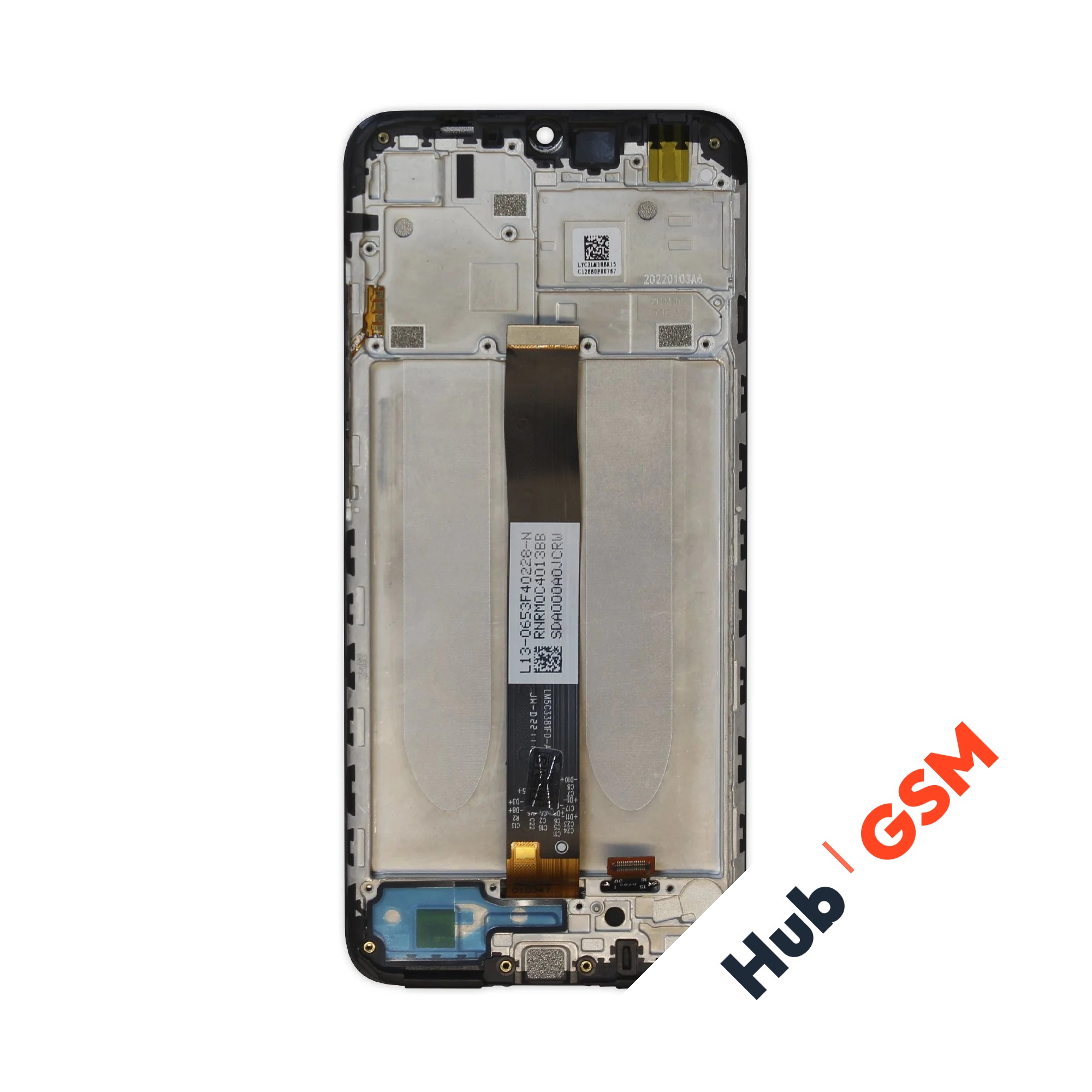 Дисплей Xiaomi Redmi 10A (M2006C3LG) (Оригинал) (В рамке) (Черный) Hub GSM
