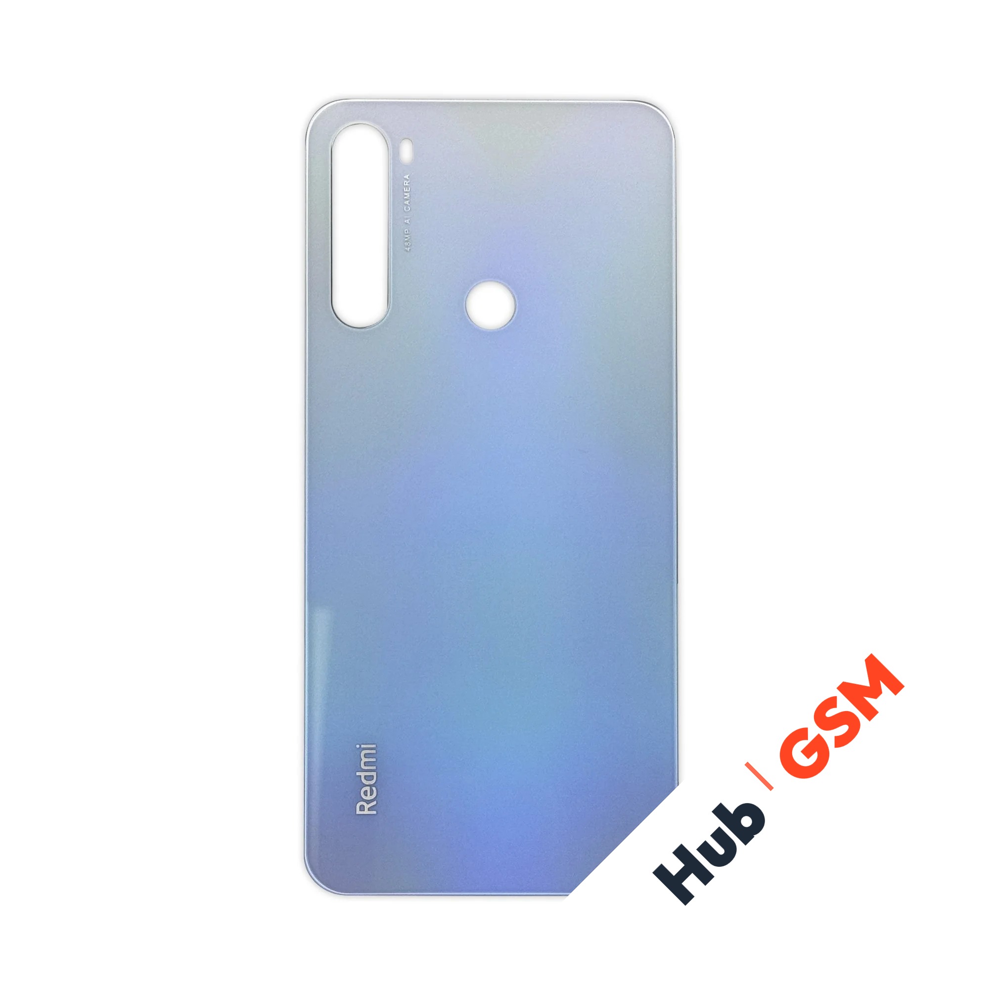 Задняя крышка Xiaomi Redmi Note 8T (M1908C3XG) (Белый) (Со стеклом камеры) Premium