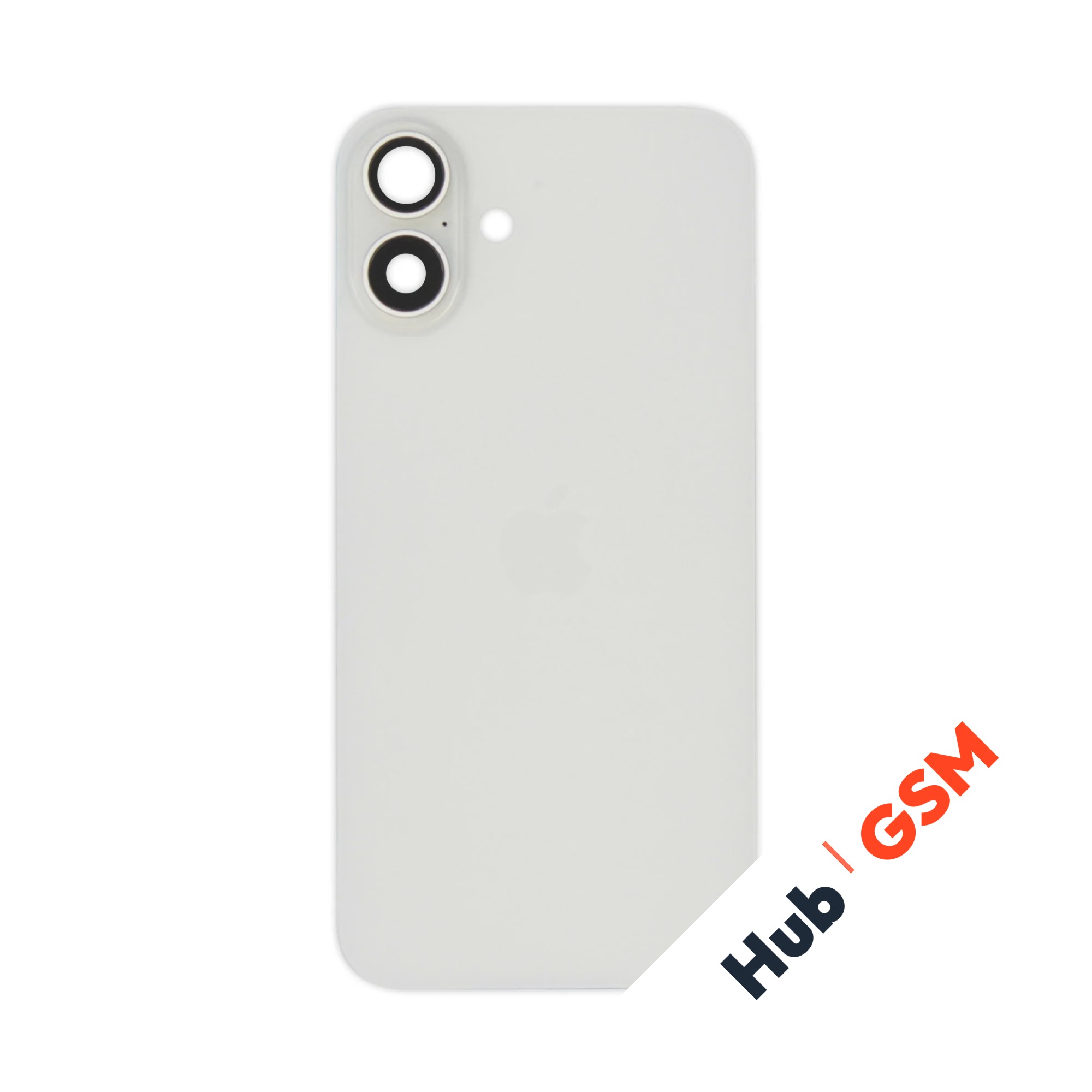 Задняя крышка (стекло) в сборе с рамкой iPhone 16 Plus Оригинал (White)