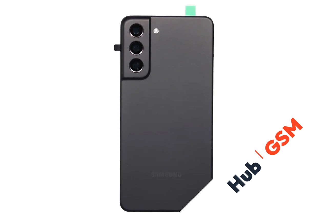 Задняя крышка Samsung Galaxy S21 FE (G990) (Черный) (Со стеклом камеры) Premium
