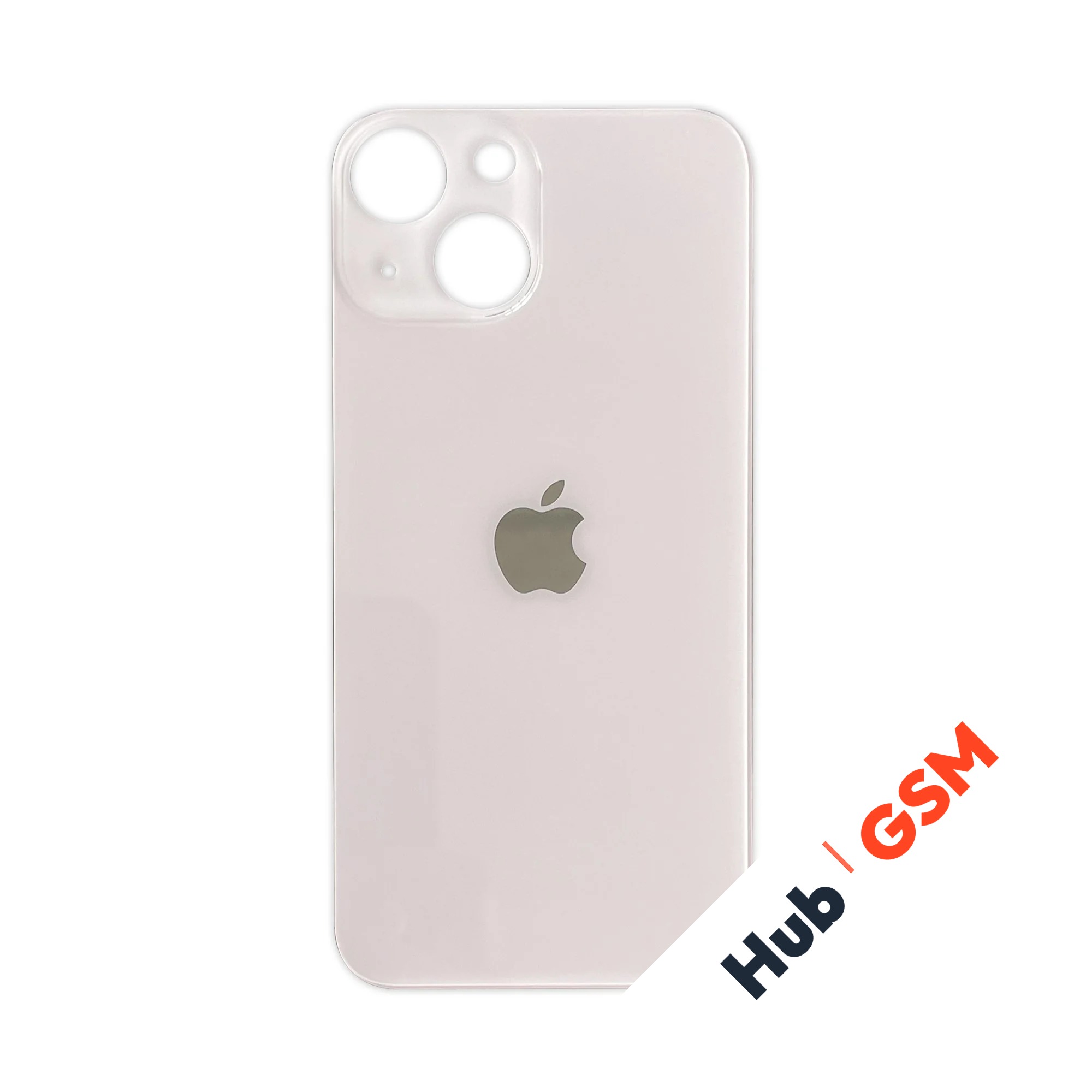 Задняя крышка (стекло) Широкий вырез iPhone 13 Mini (Pink)