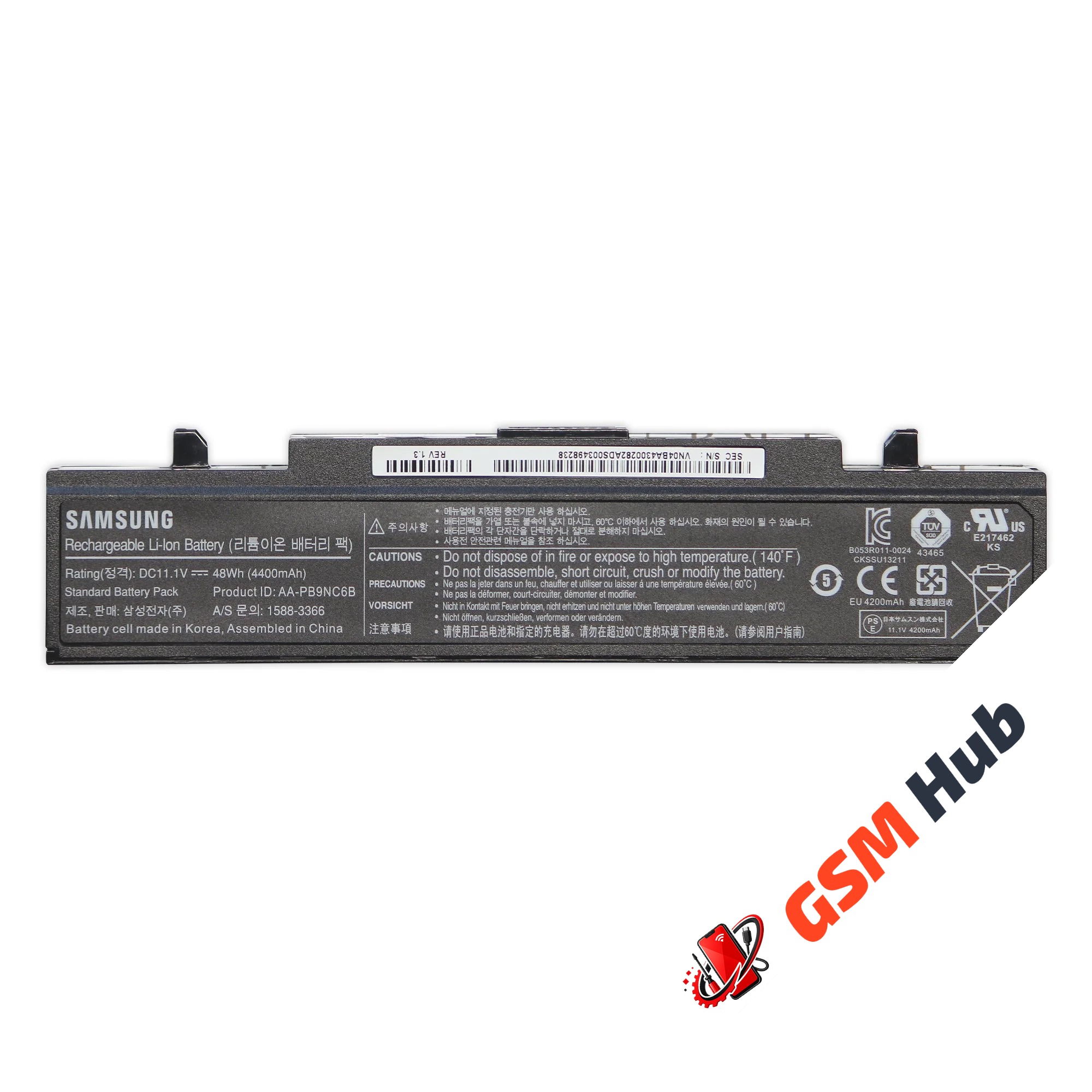 Аккумулятор Samsung R418/R420/R425/R428/R430/R468/R470/R480/R510/R517/R519/.../R522/11.1V/5200mAh