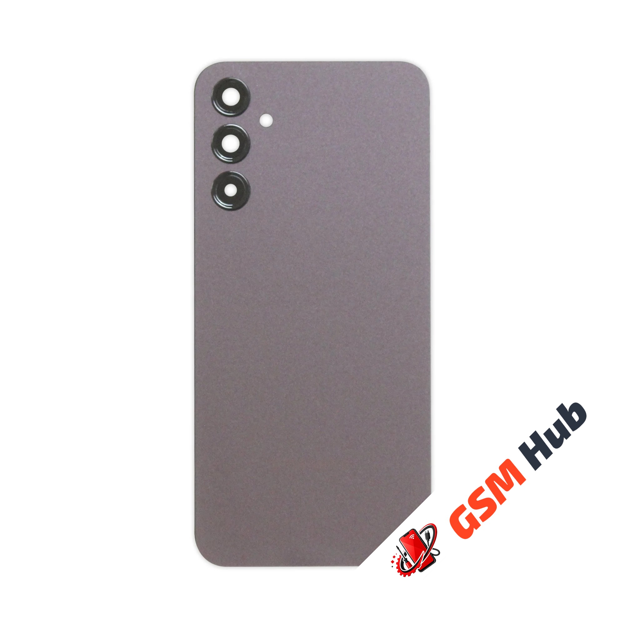 Задняя крышка Samsung Galaxy A24 (A245F) (Бордовый) (Со стеклом камеры) Premium