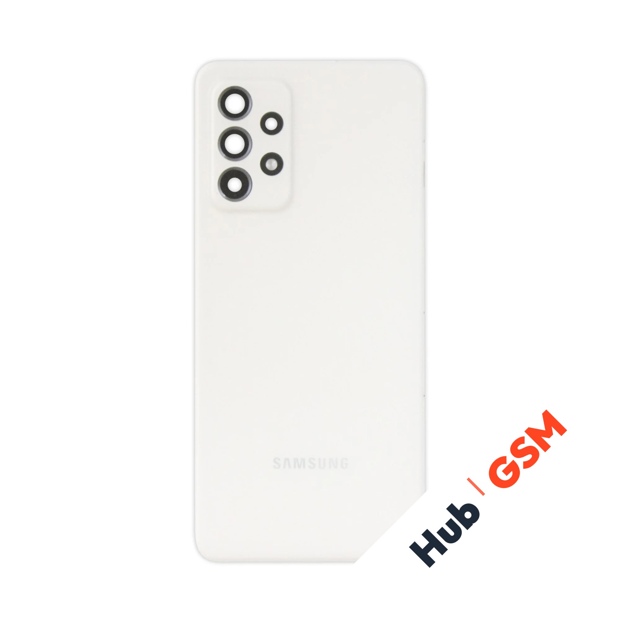 Задняя крышка Samsung Galaxy A52 (A525 / A52 5G / A52S 5G (Белый) (Со стеклом камеры) Premium