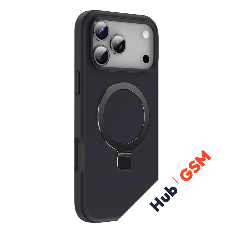 Чехол Keephone Magi Pro MagSafe iPhone 17 (Black Titanium)