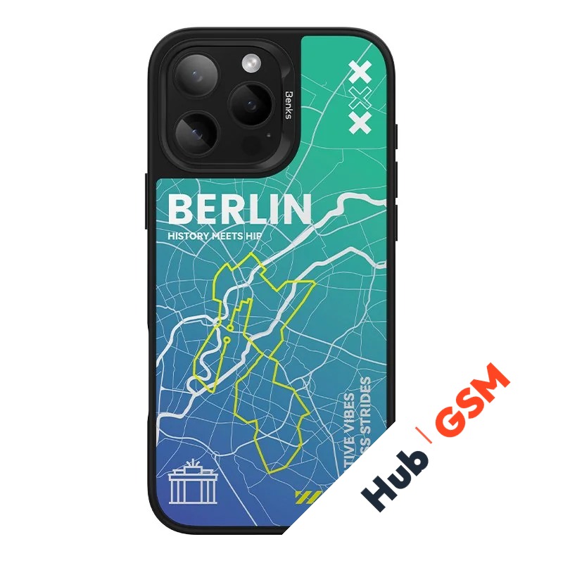 Чехол Benks Dynamic City iPhone 16 (Berlin)