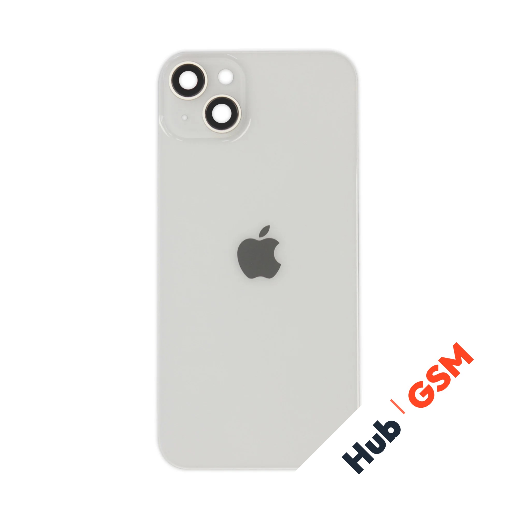 Задняя крышка (стекло) в сборе с рамкой iPhone 14 Plus Оригинал (Starlight)