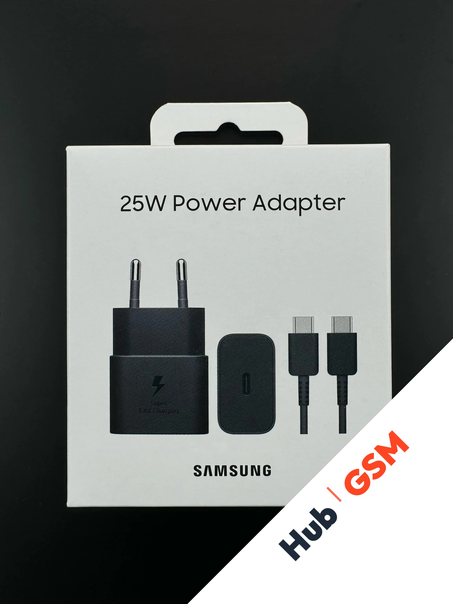 Зарядное устройство + кабель Samsung Travel 25W Black Service Pack 100% OR