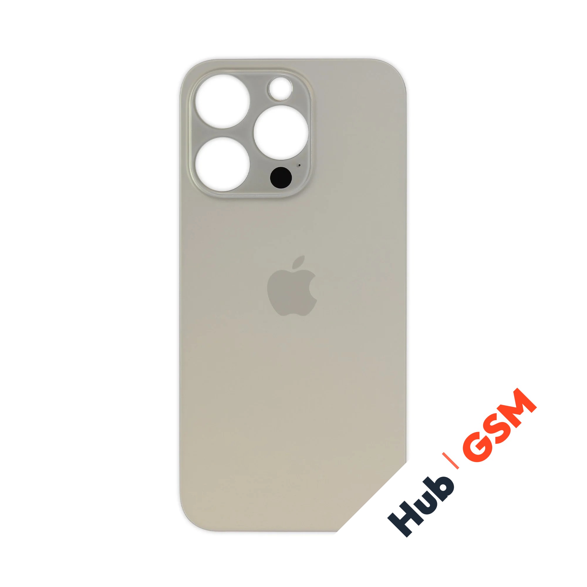 Задняя крышка (стекло) Широкий вырез iPhone 14 Pro (Gold)